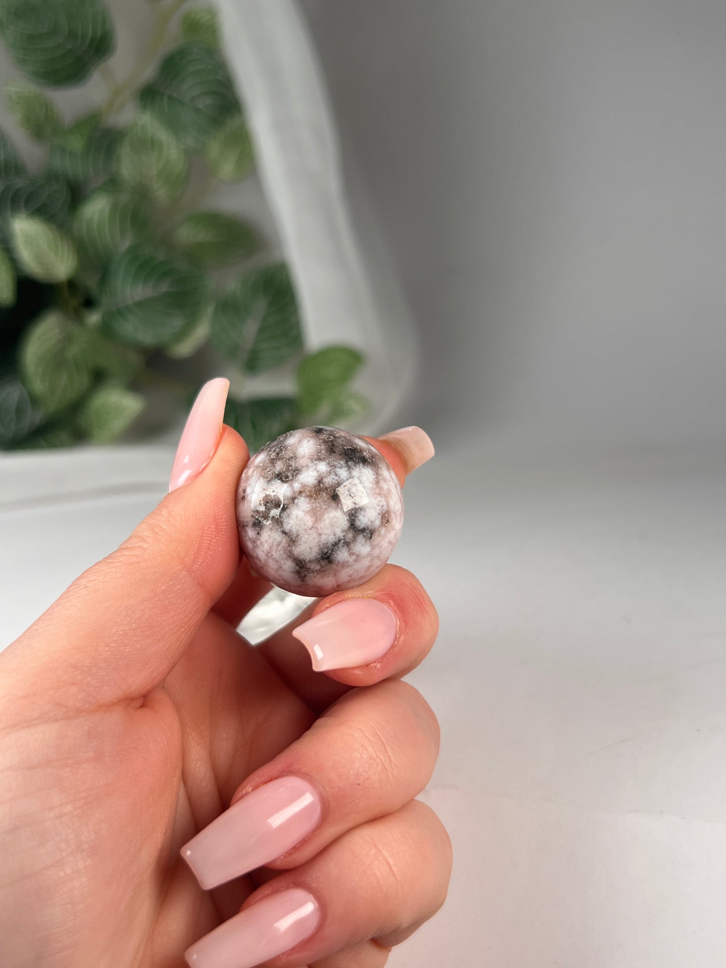 Flower Agate Mini Sphere