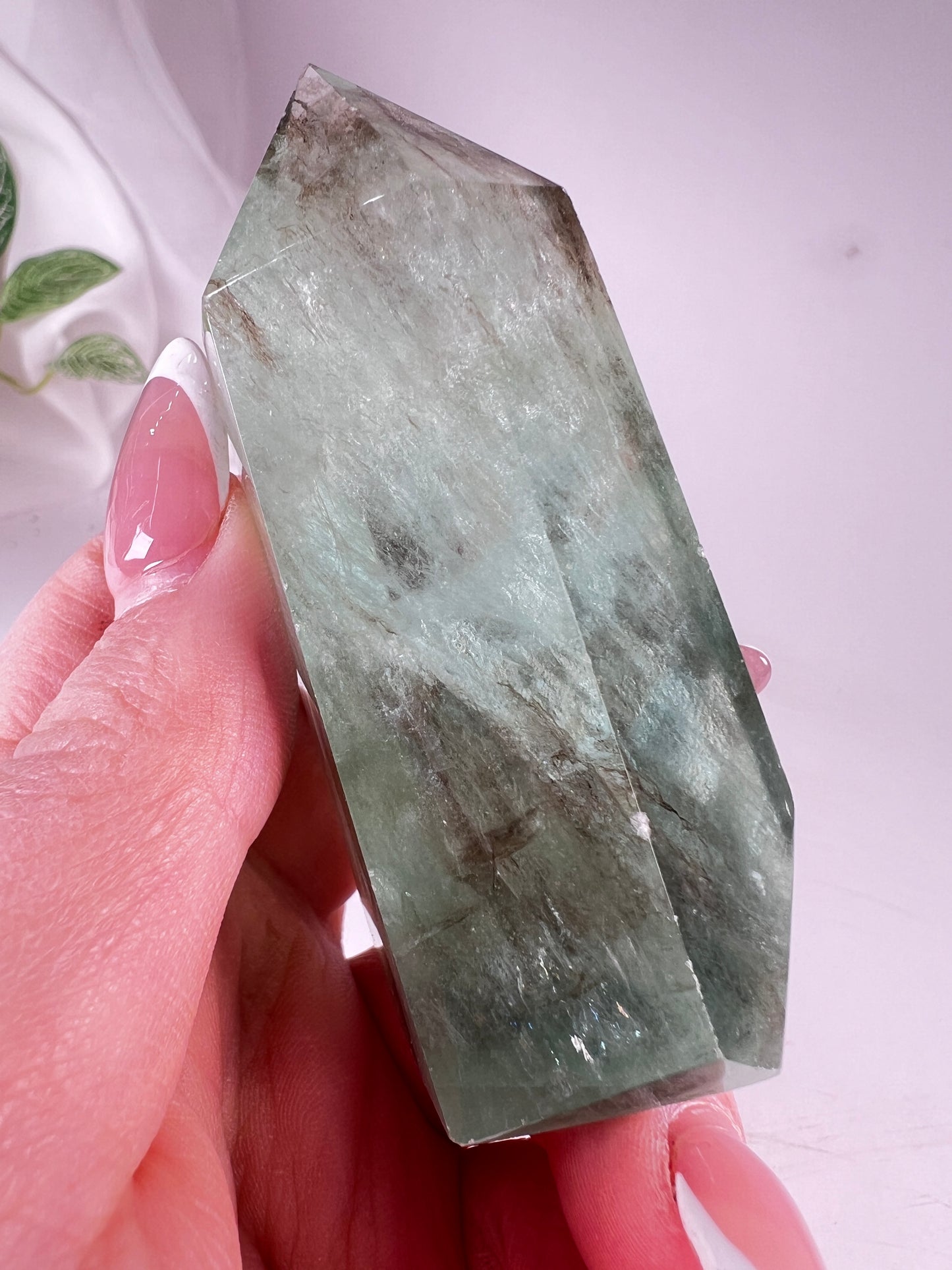Dendritic Green Fluorite Tower *RARE*