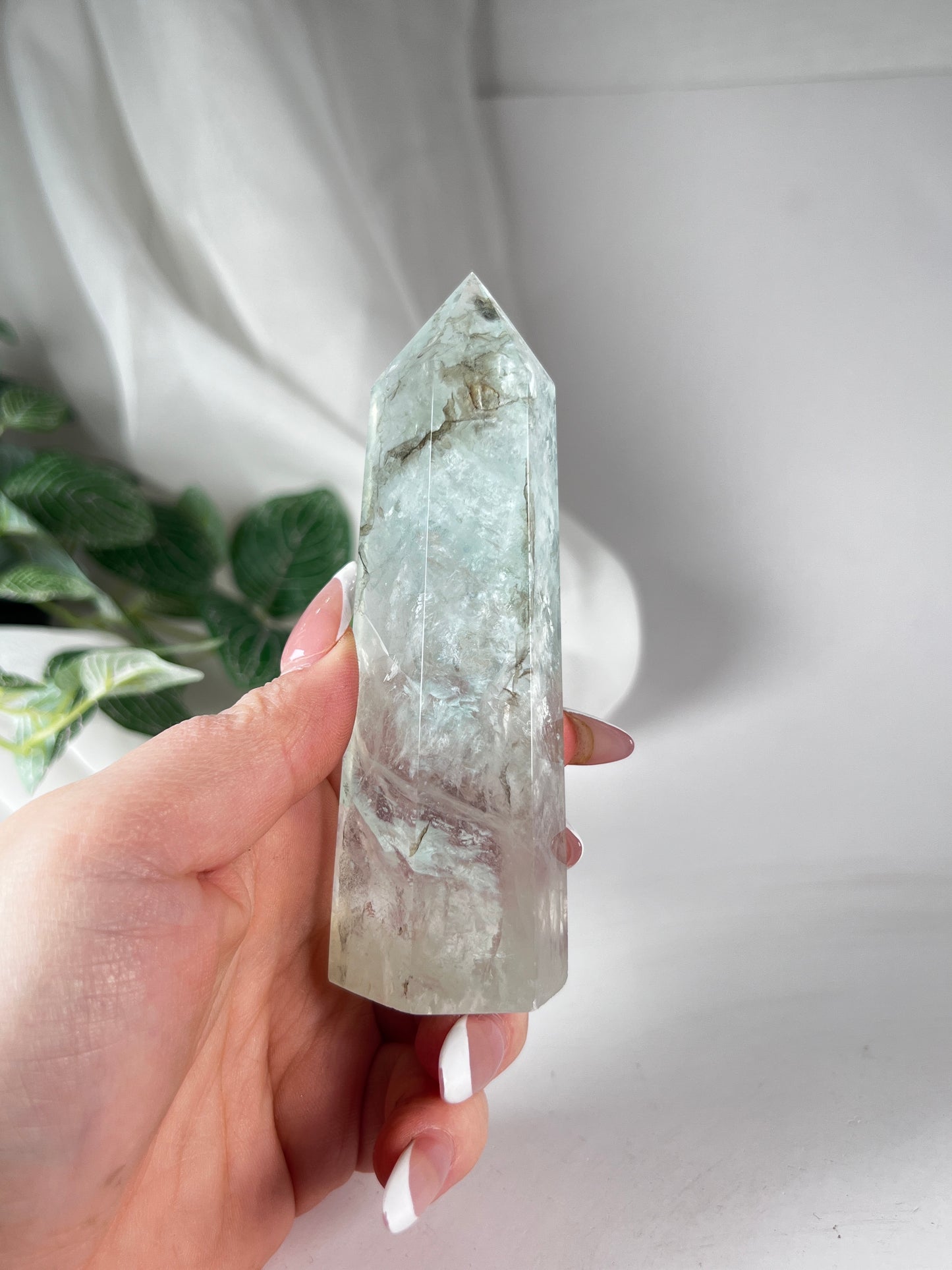 Dendritic Green Fluorite Tower *RARE*