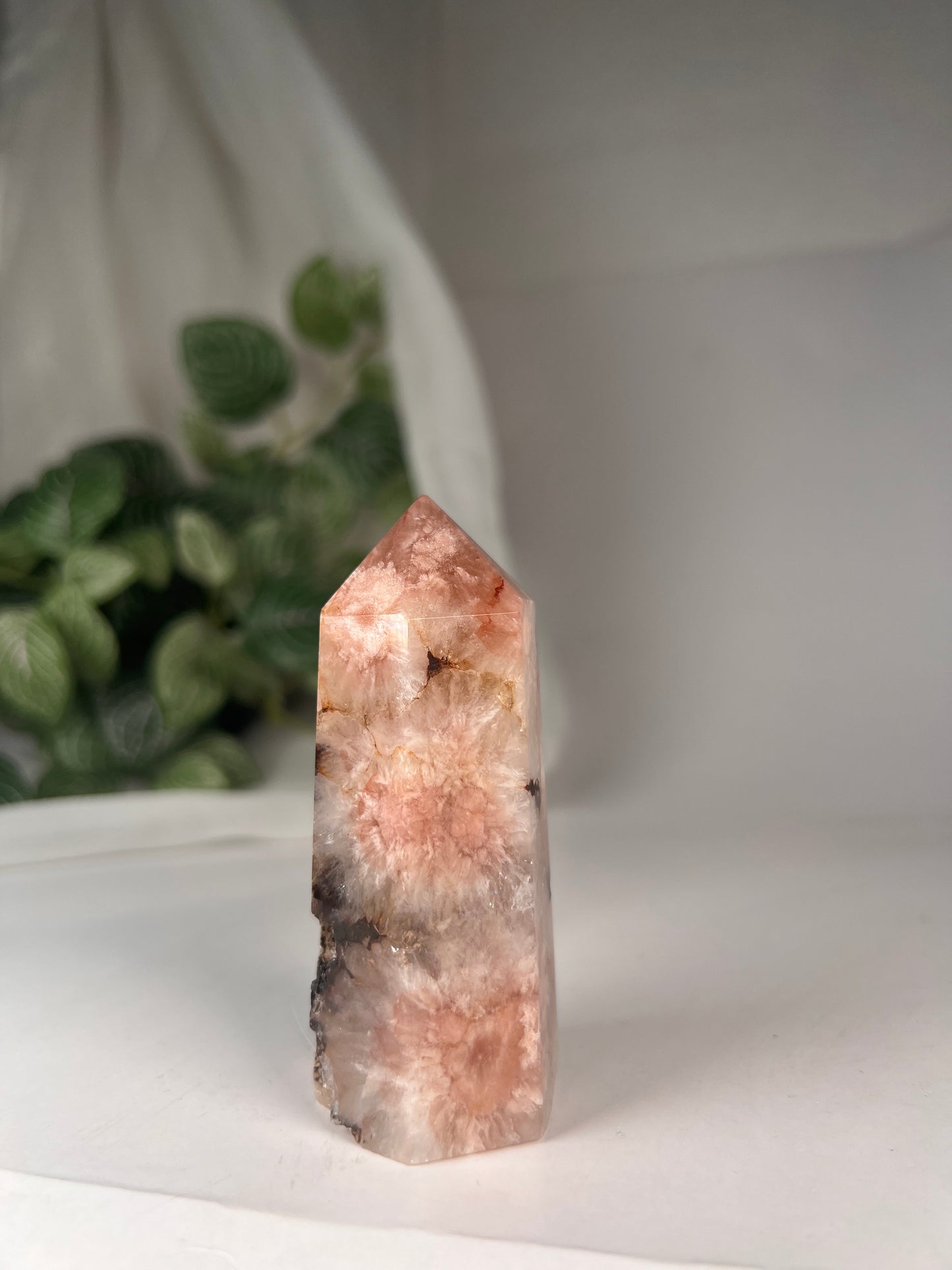 Flower Agate Amethyst Point *RARE*