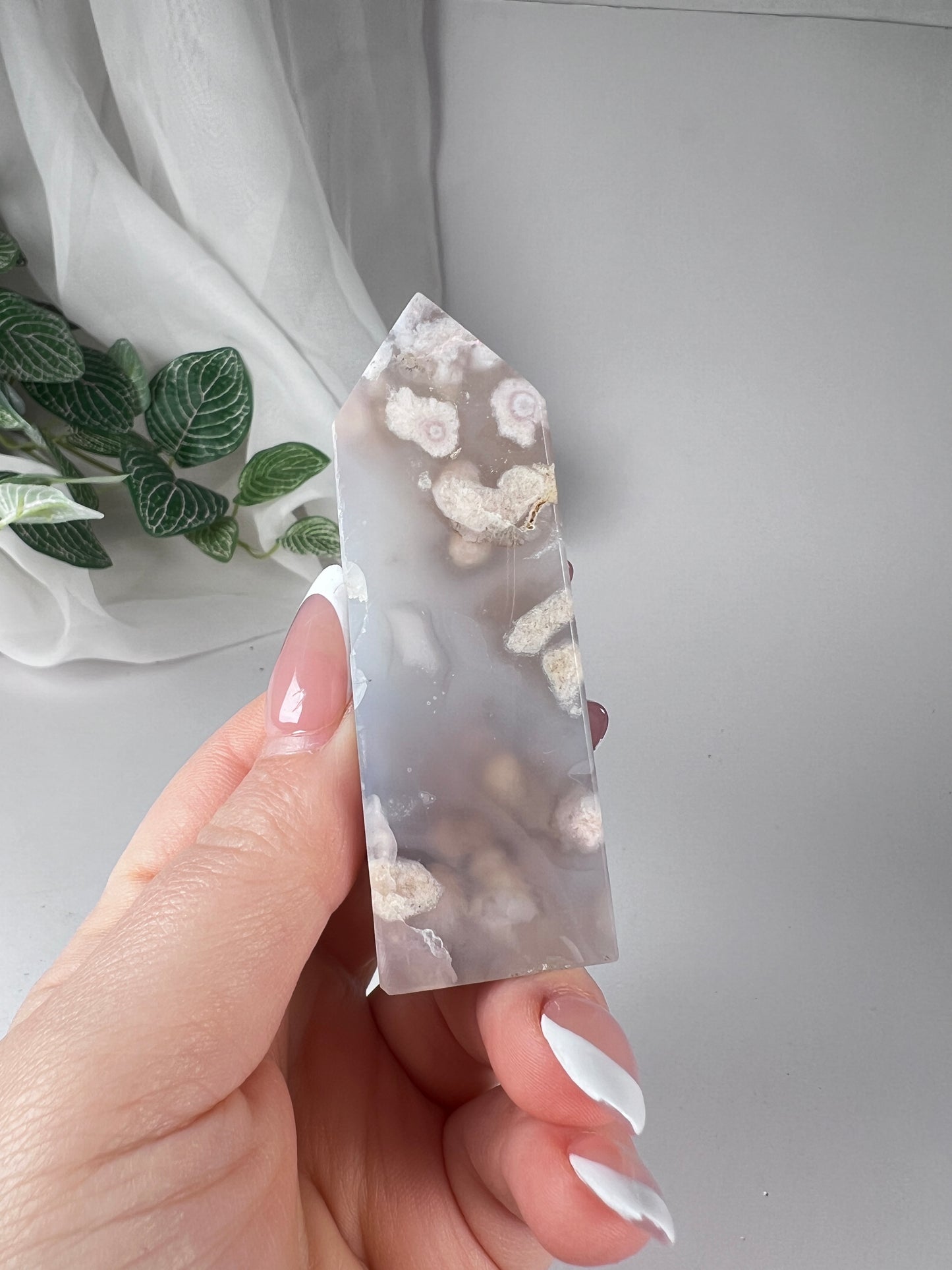 Druzy Flower Agate
