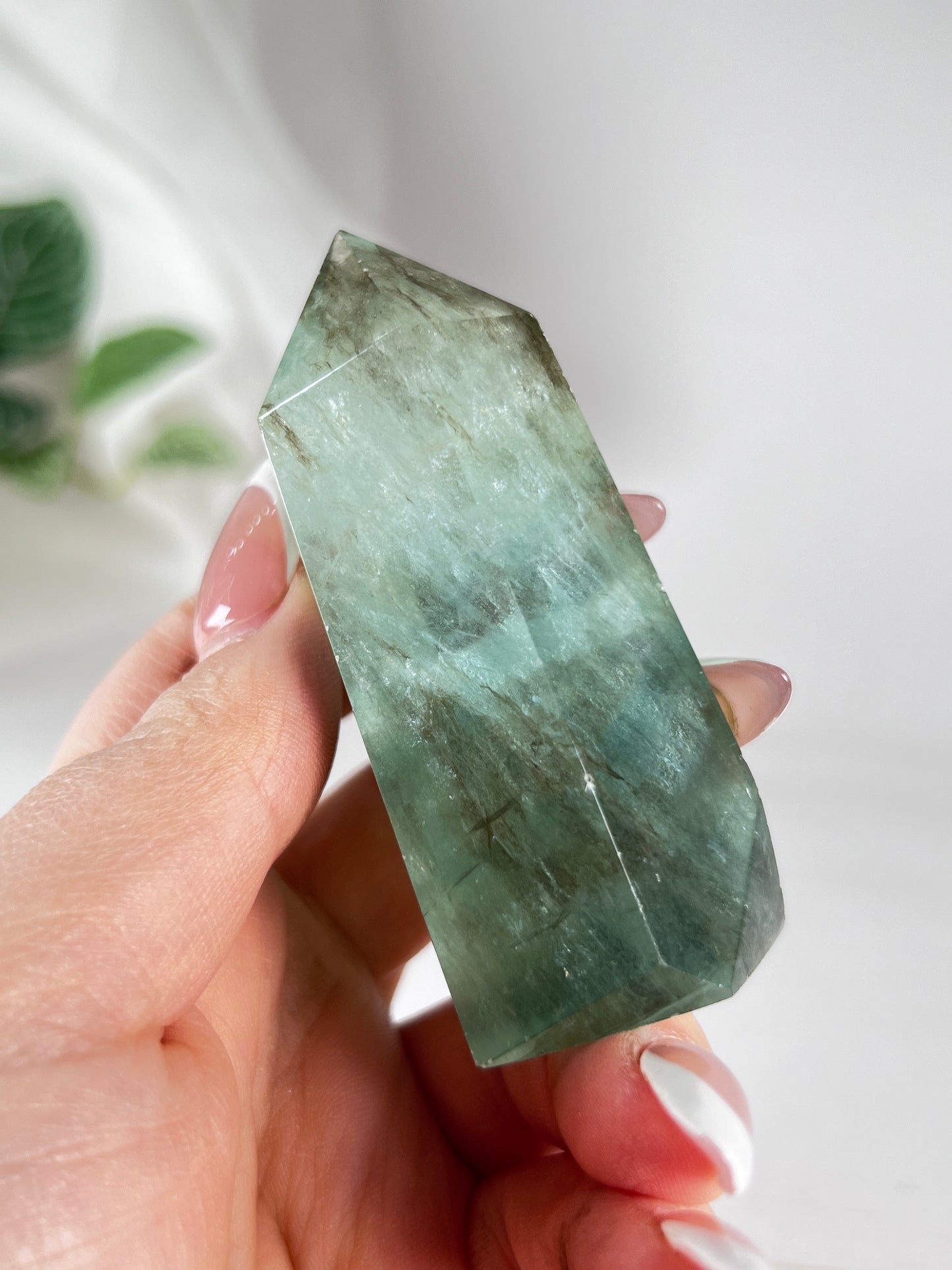 Dendritic Green Fluorite Tower *RARE*