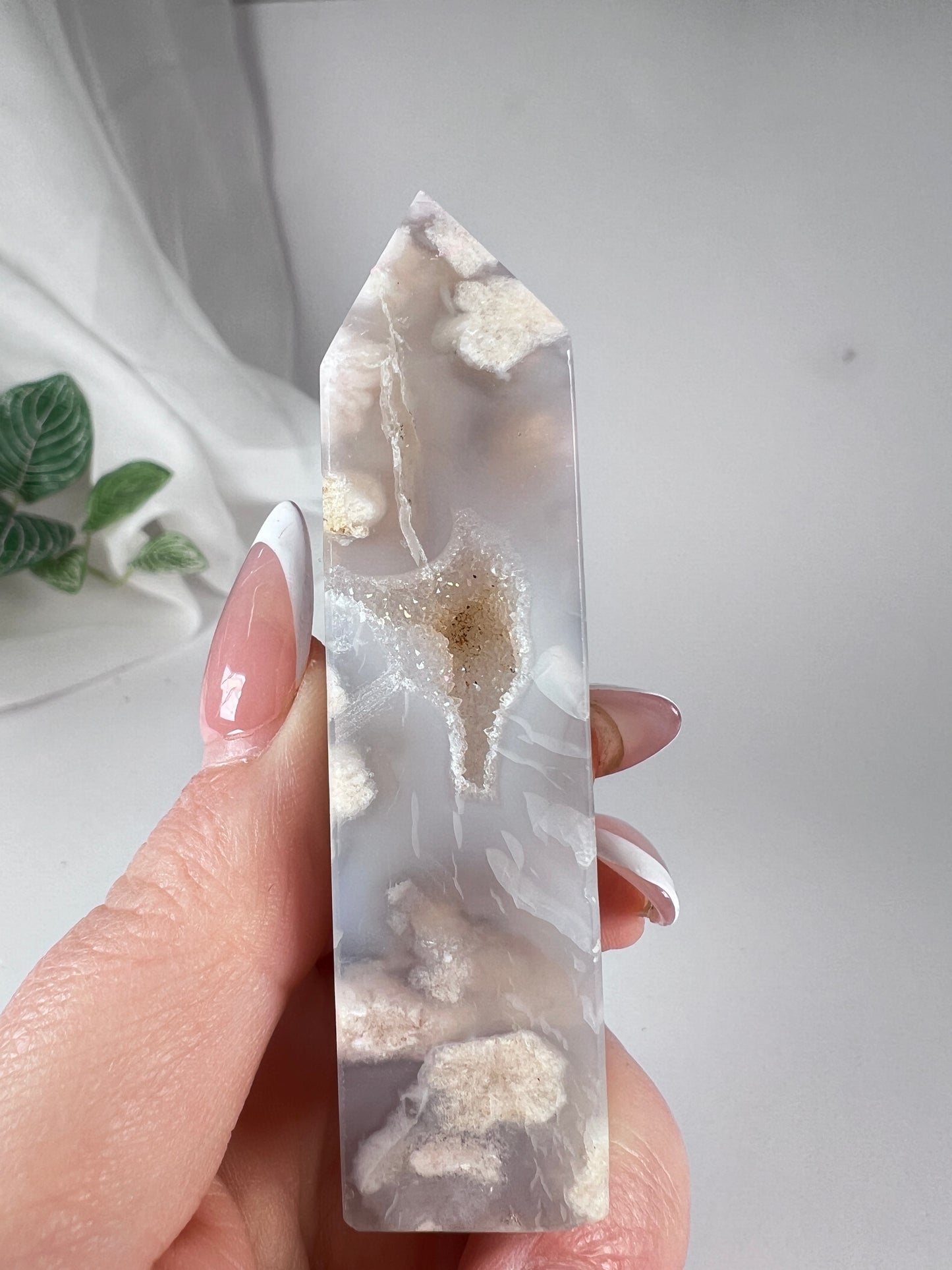 Druzy Flower Agate