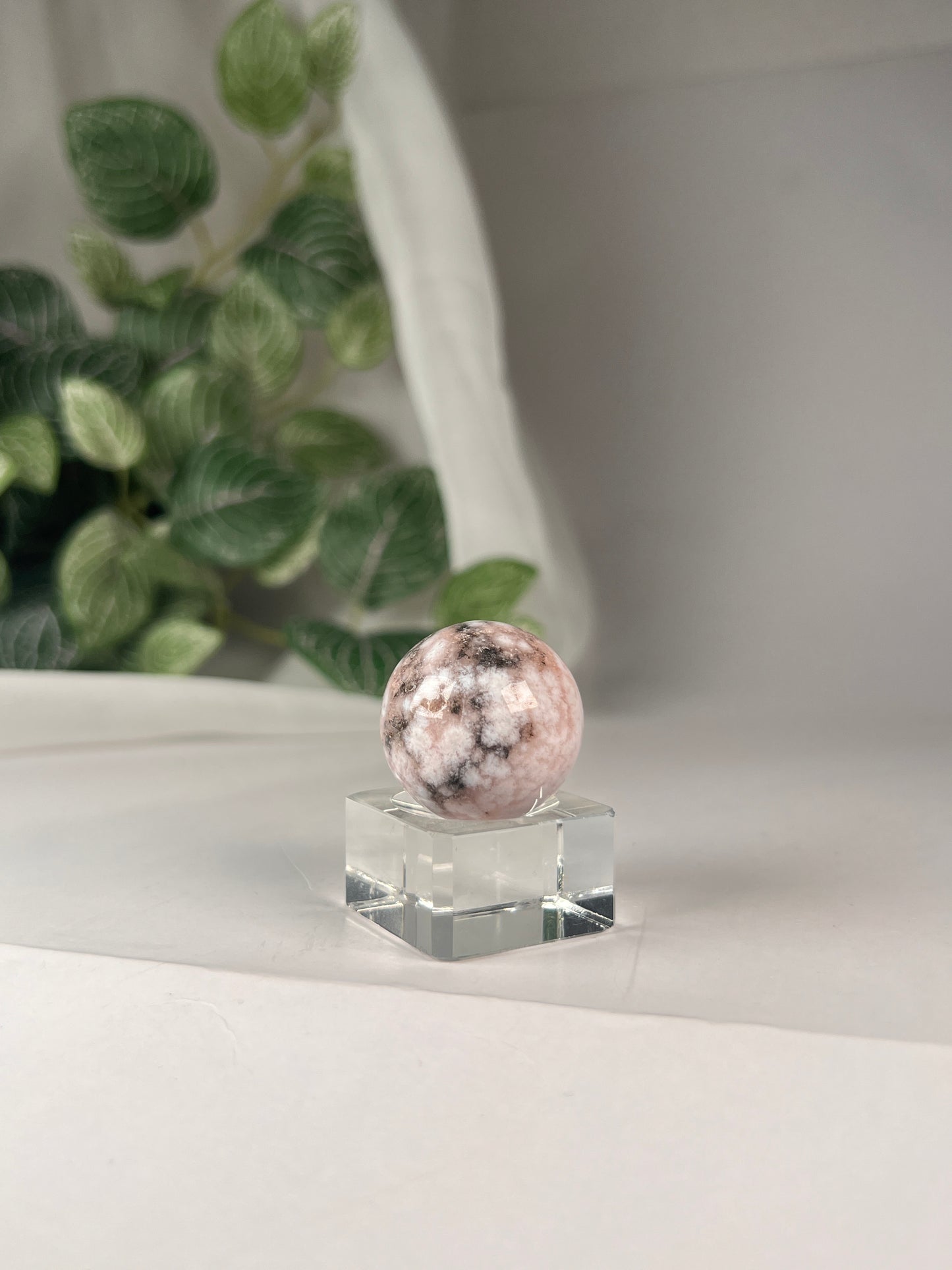 Flower Agate Mini Sphere