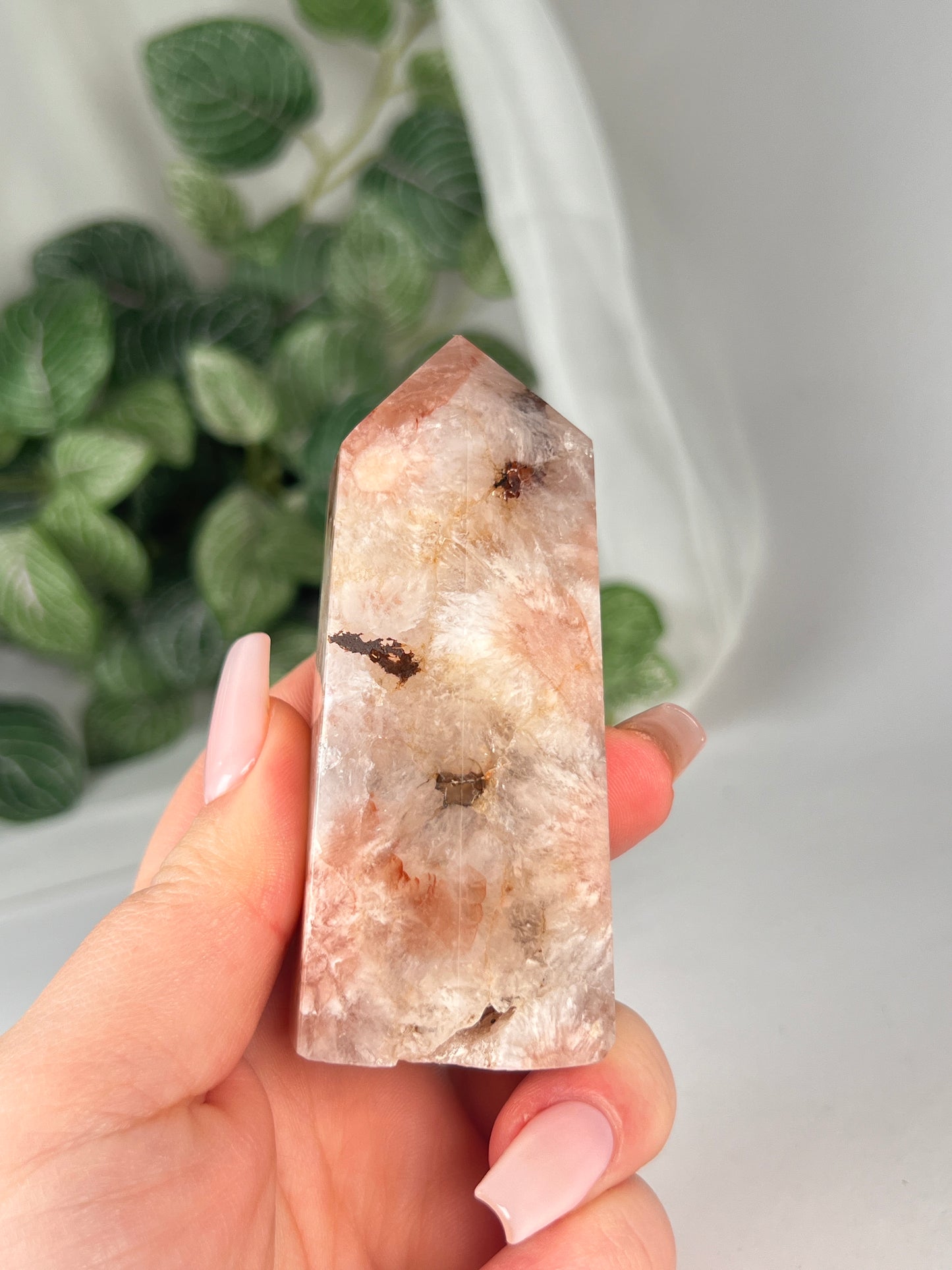Flower Agate Amethyst Point *RARE*