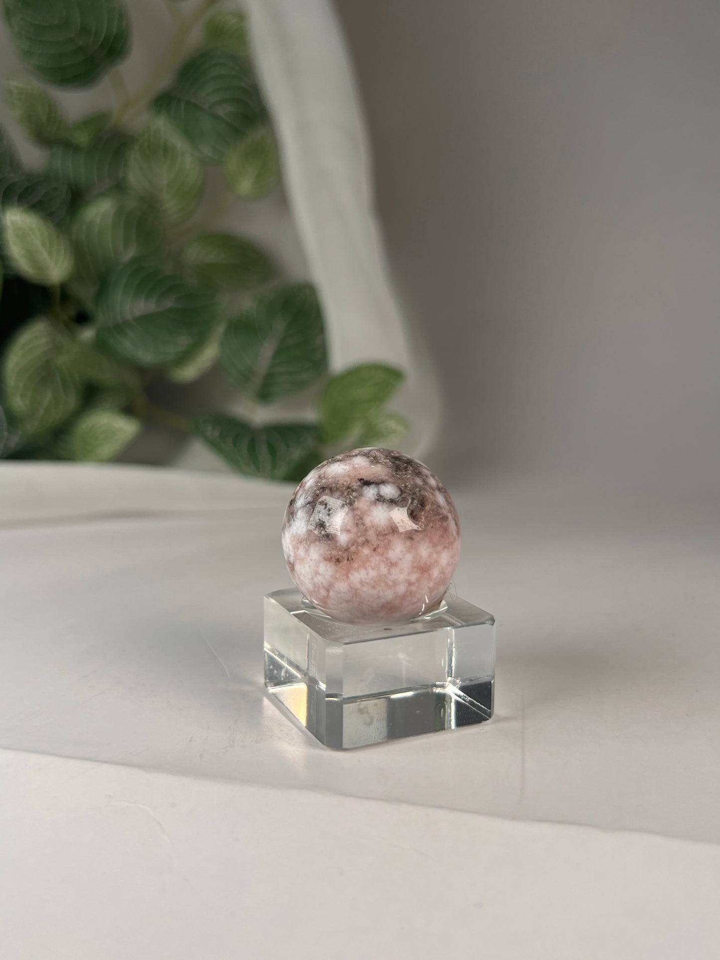 Flower Agate Mini Sphere