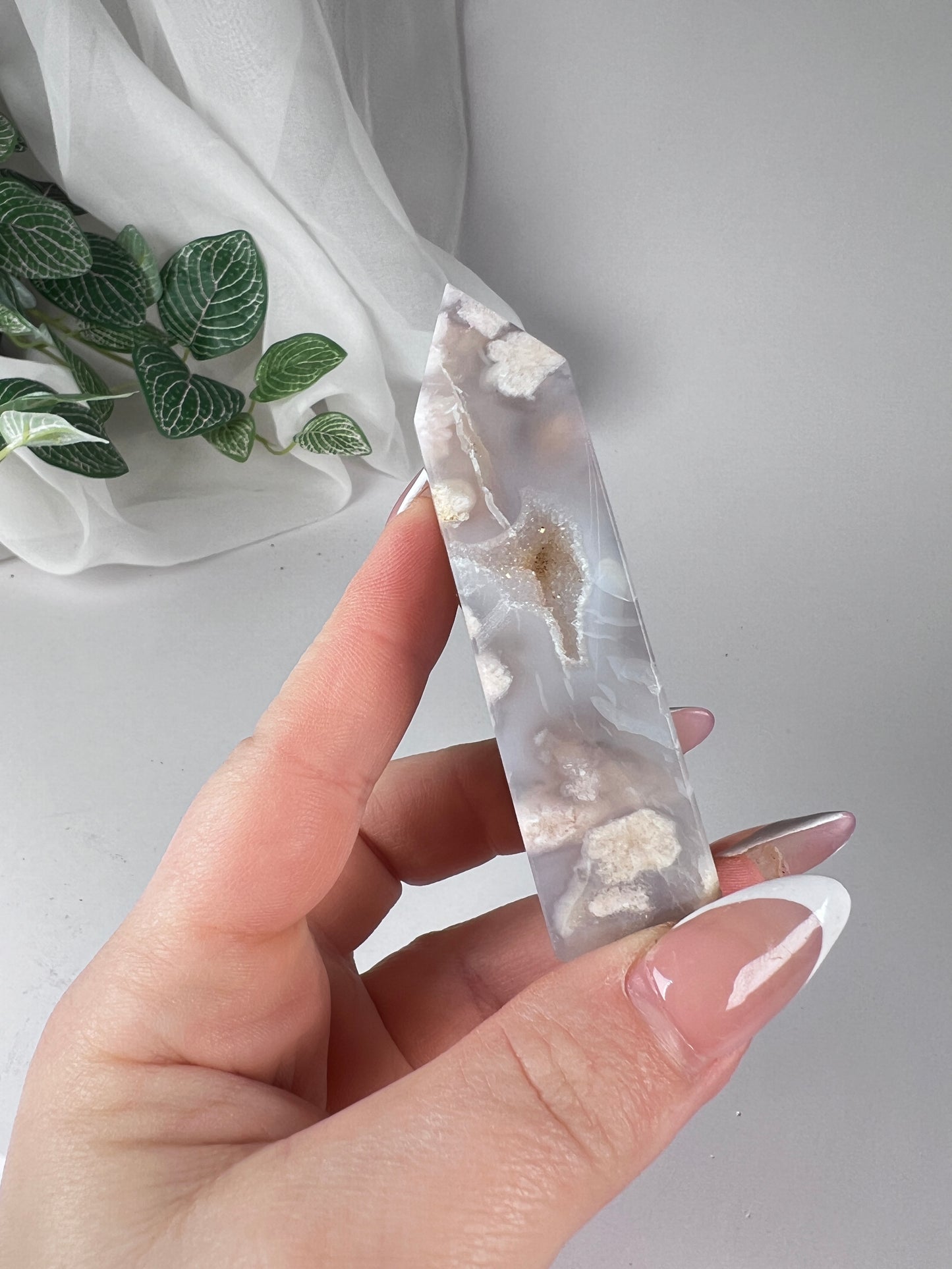 Druzy Flower Agate