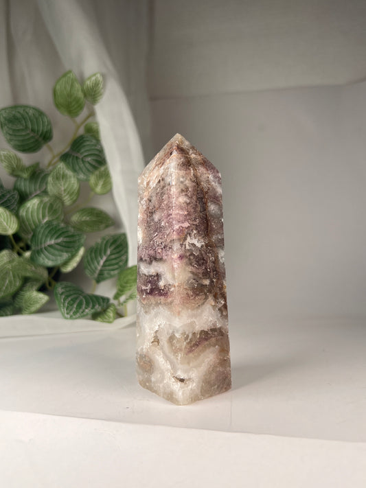Druzy Fluorite Tower *RARE*