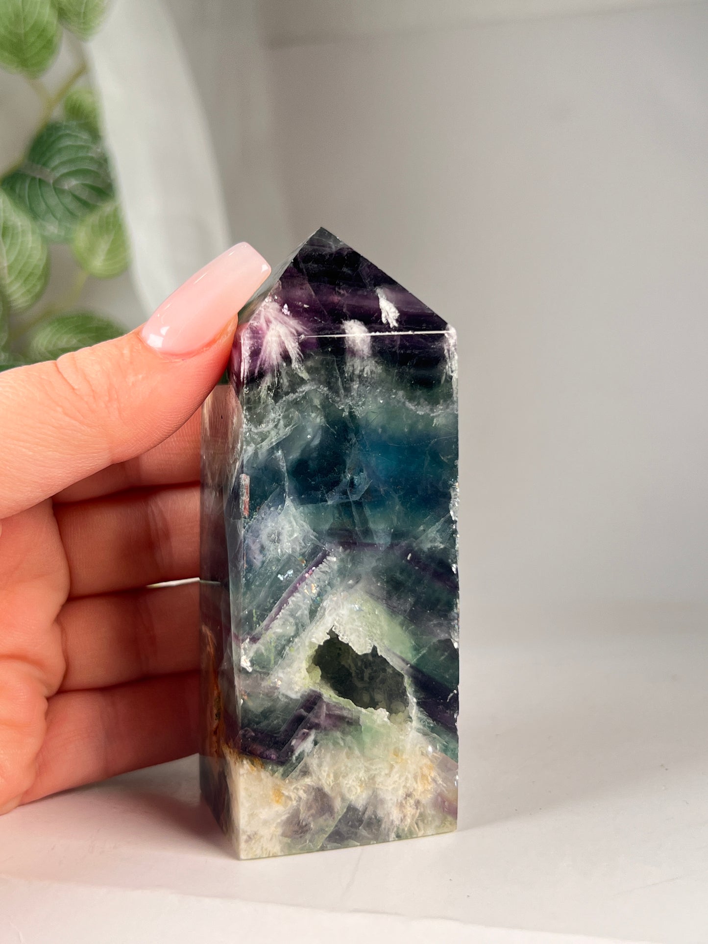 Snow flake fluorite 4' *RARE*