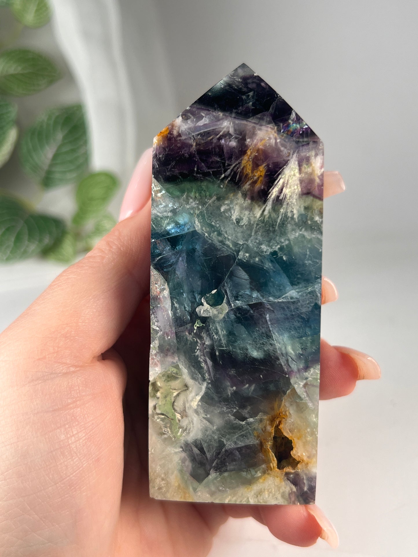 Snow flake fluorite 4' *RARE*