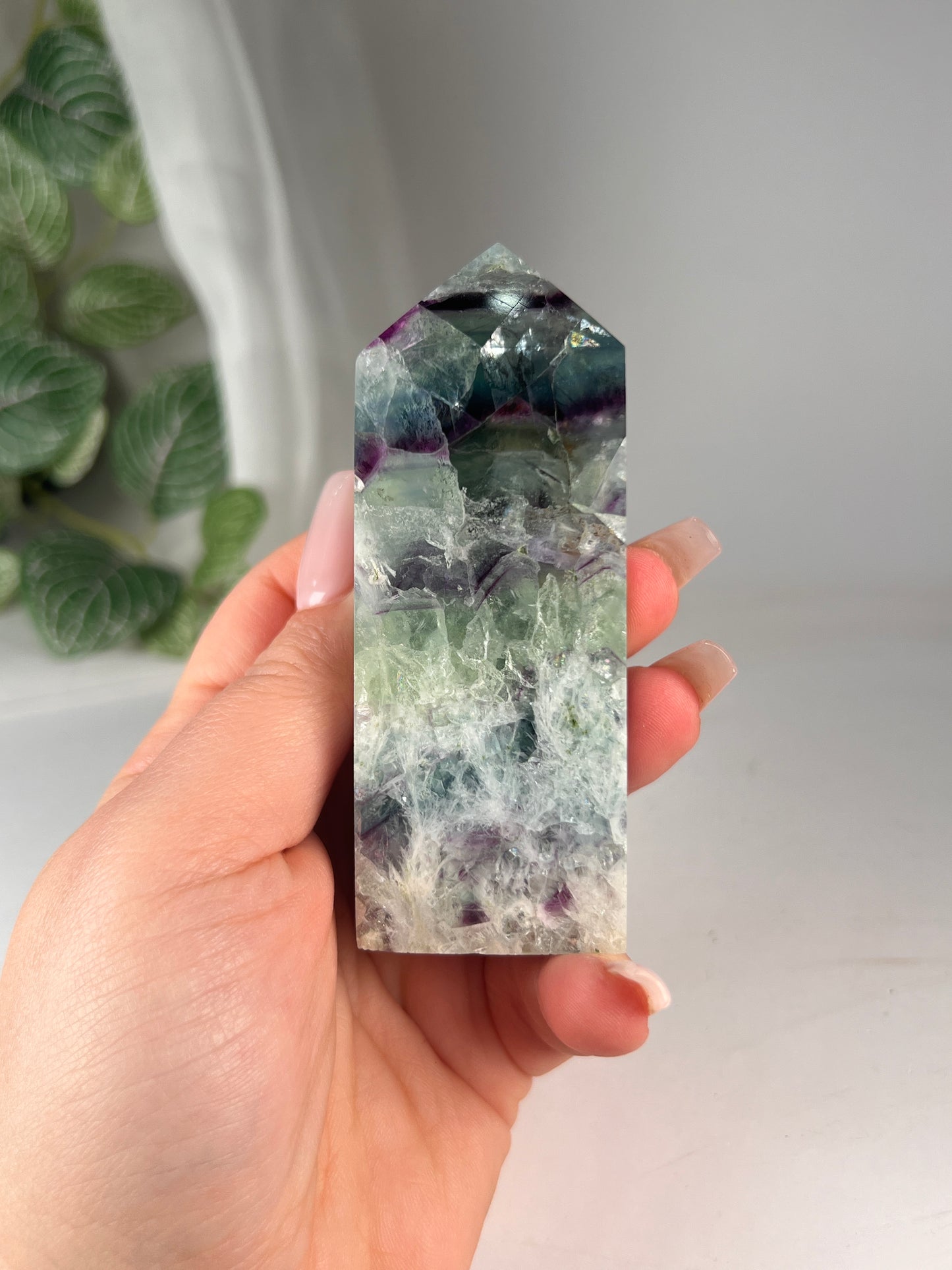 Snow flake fluorite 3.75" *RARE*