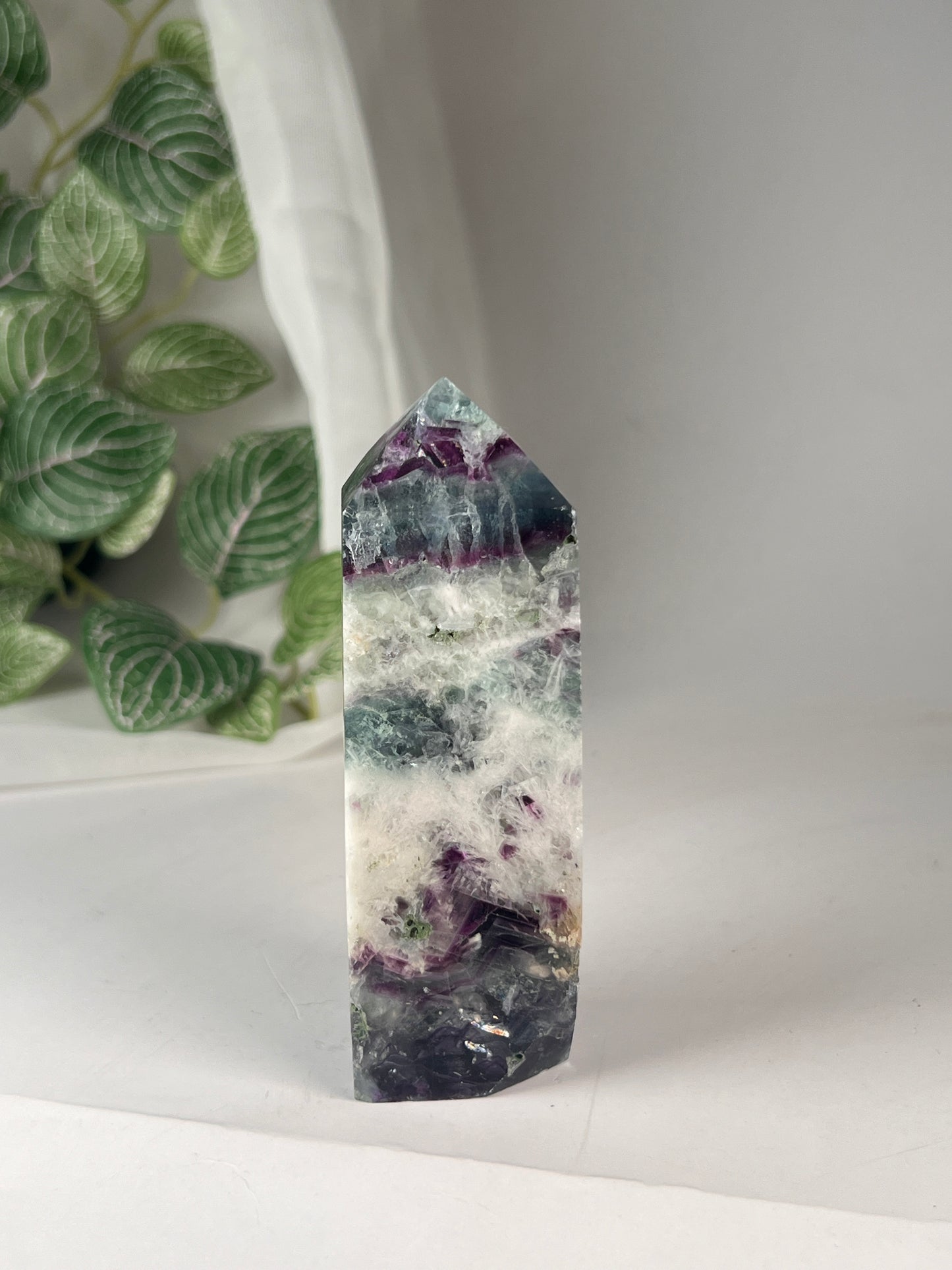 Snowflake fluorite 4.25" *RARE*