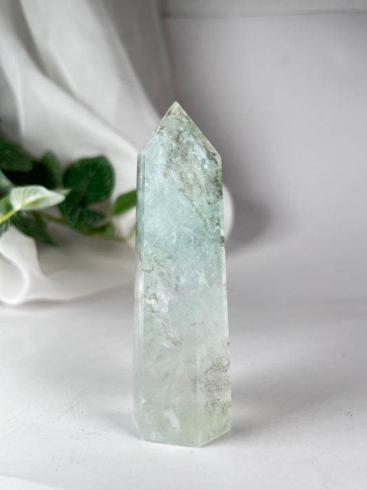 Dendritic Green Fluorite Tower *RARE*