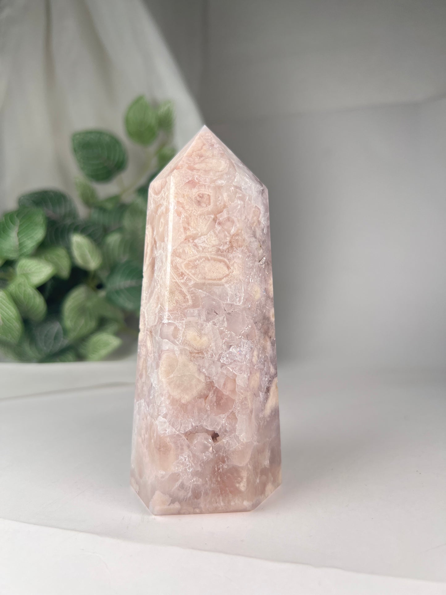 Flower Agate Amethyst Point *RARE*