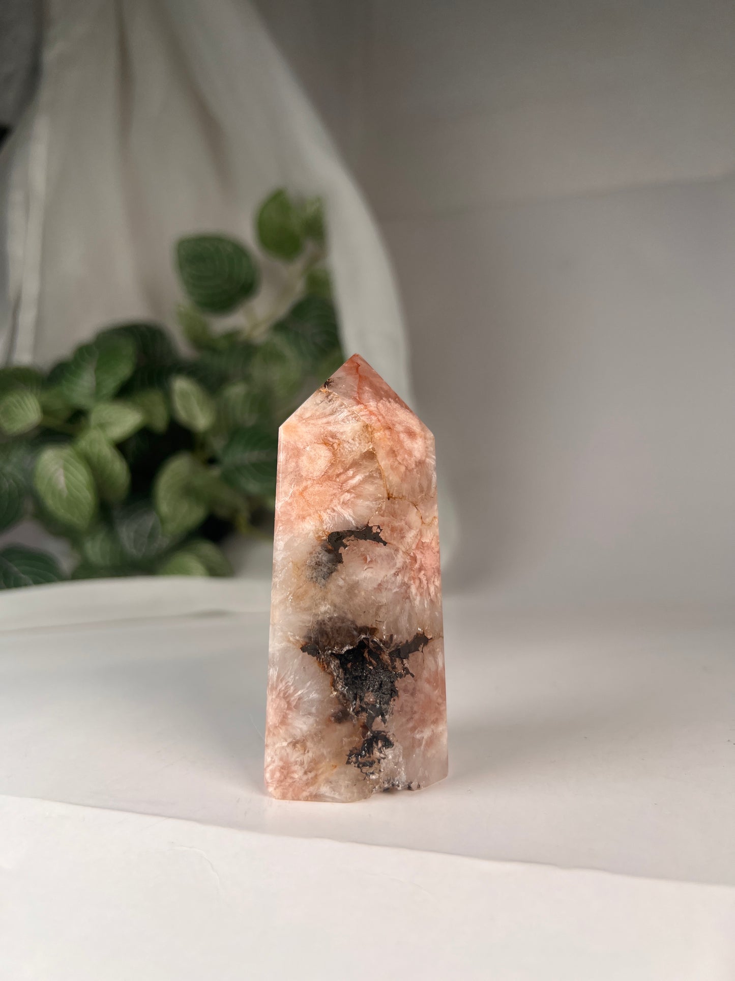 Flower Agate Amethyst Point *RARE*