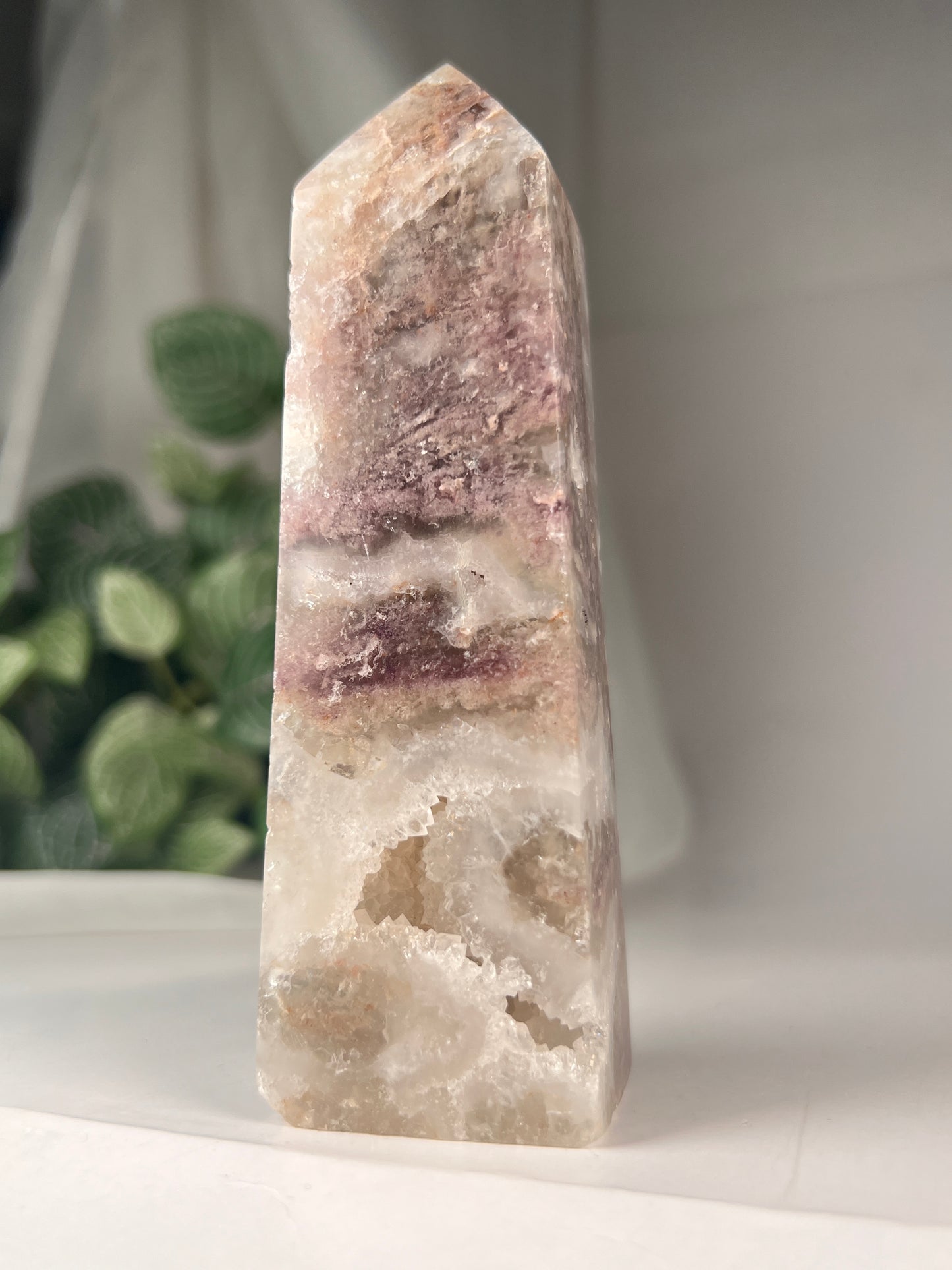 Druzy Fluorite Tower *RARE*