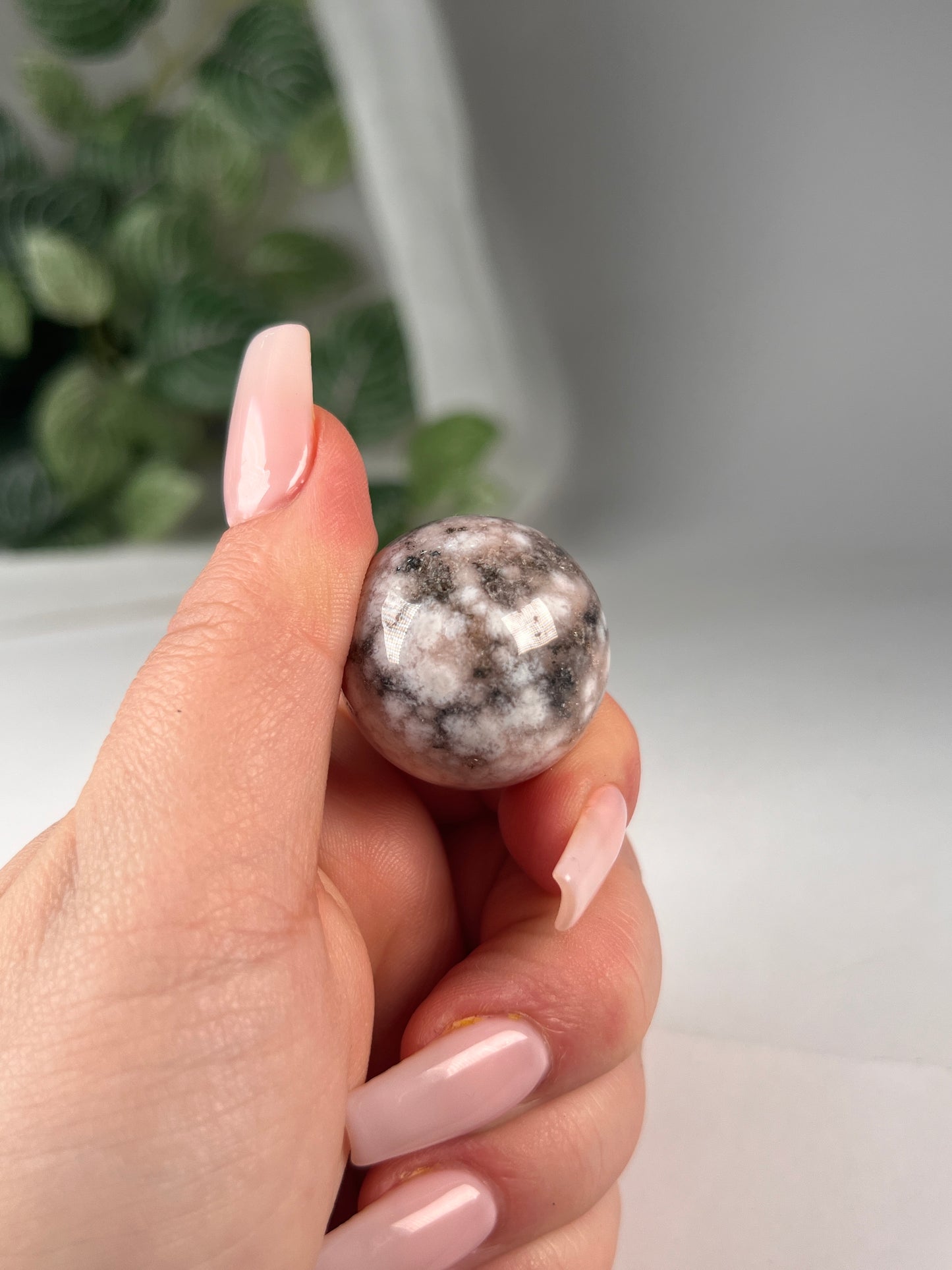 Flower Agate Mini Sphere