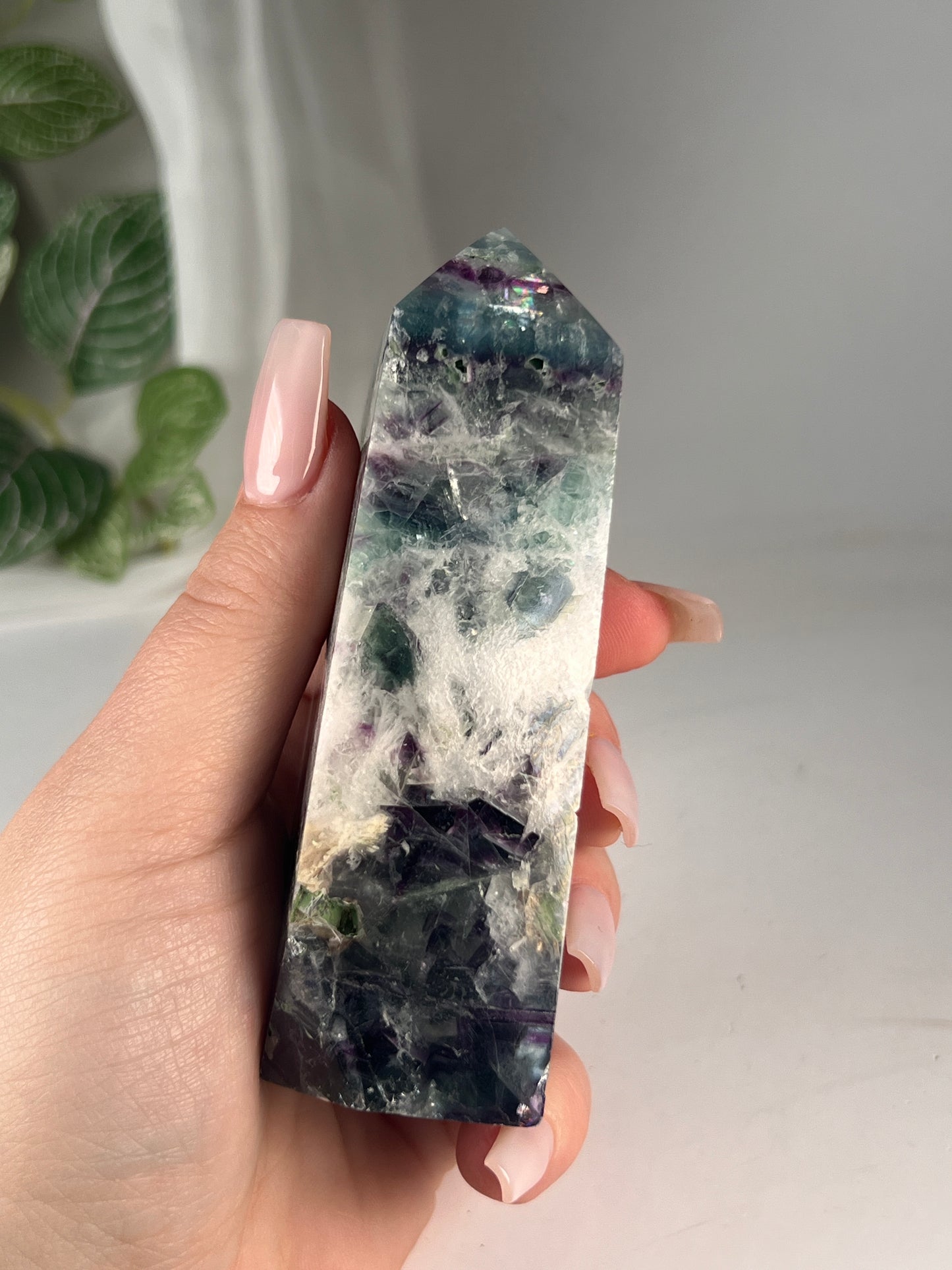 Snowflake fluorite 4.25" *RARE*