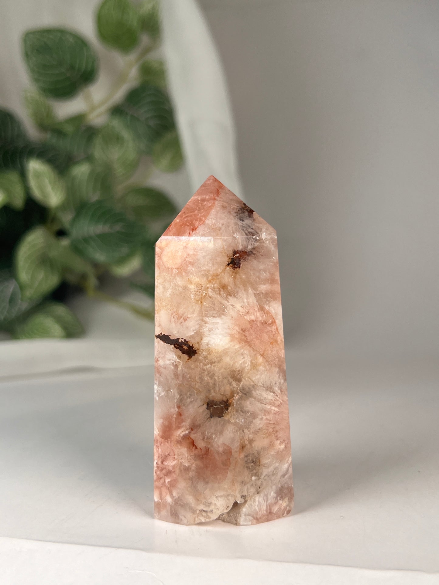Flower Agate Amethyst Point *RARE*