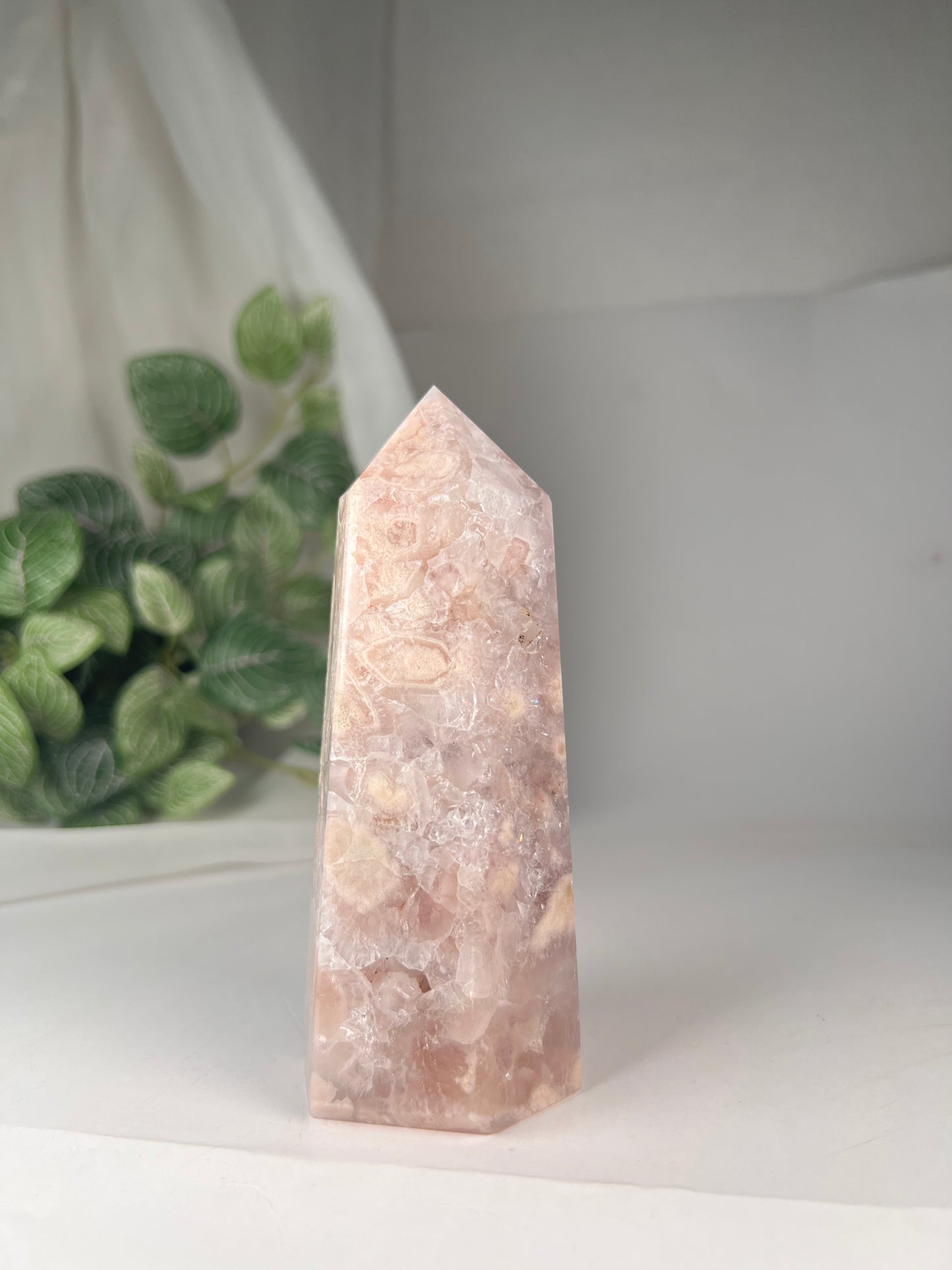 Flower Agate Amethyst Point *RARE*