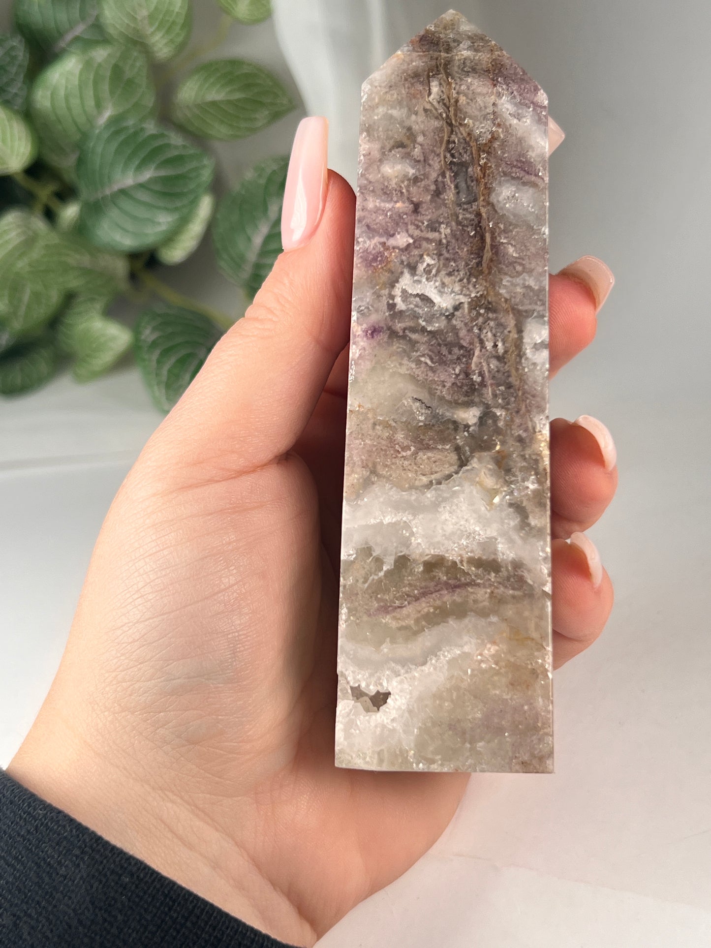 Druzy Fluorite Tower *RARE*