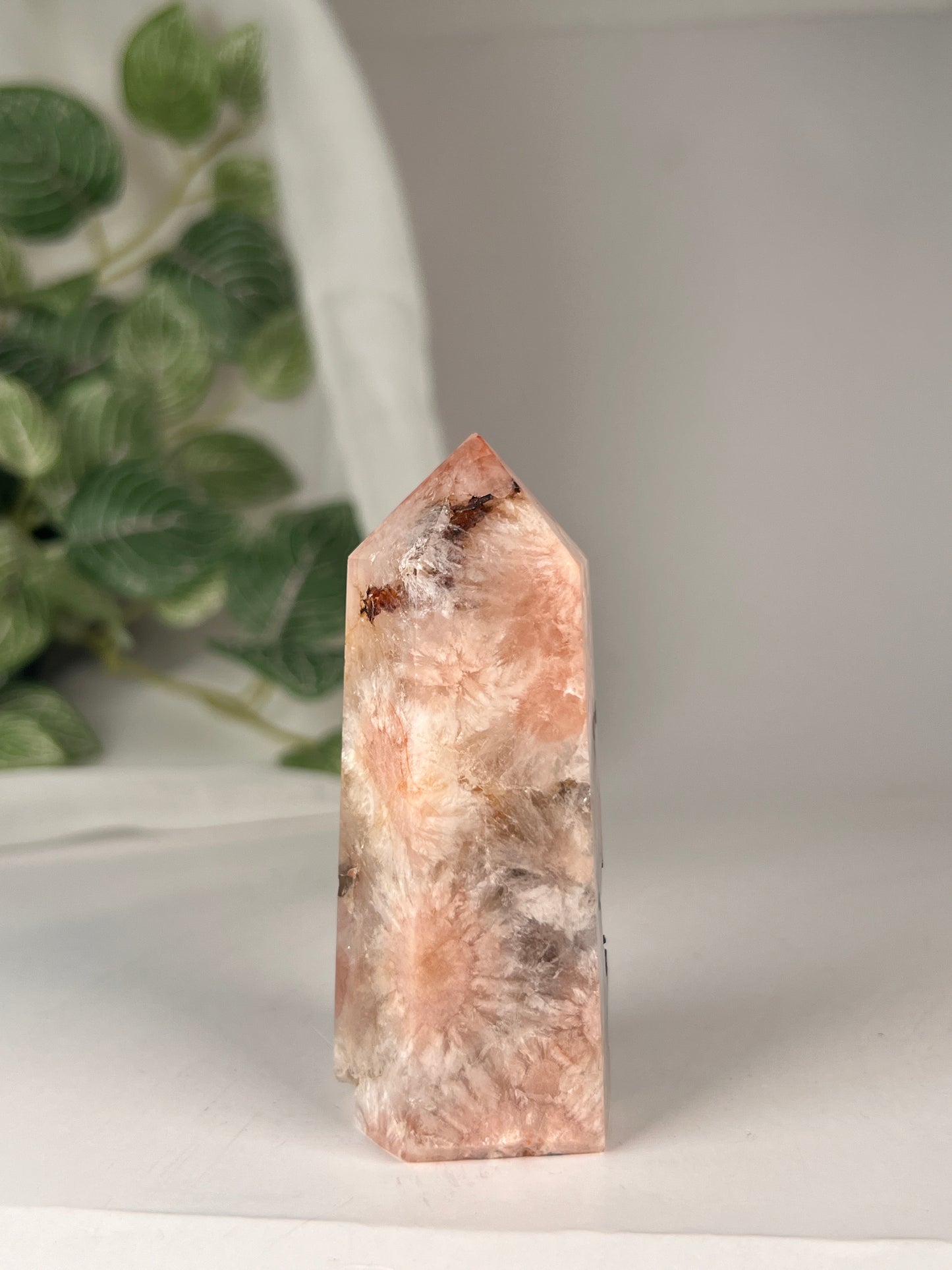 Flower Agate Amethyst Point *RARE*