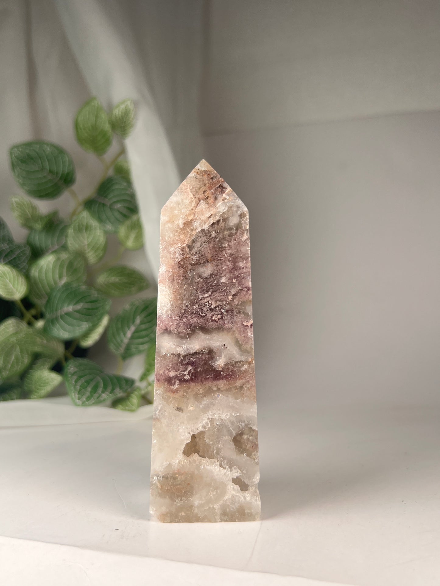 Druzy Fluorite Tower *RARE*