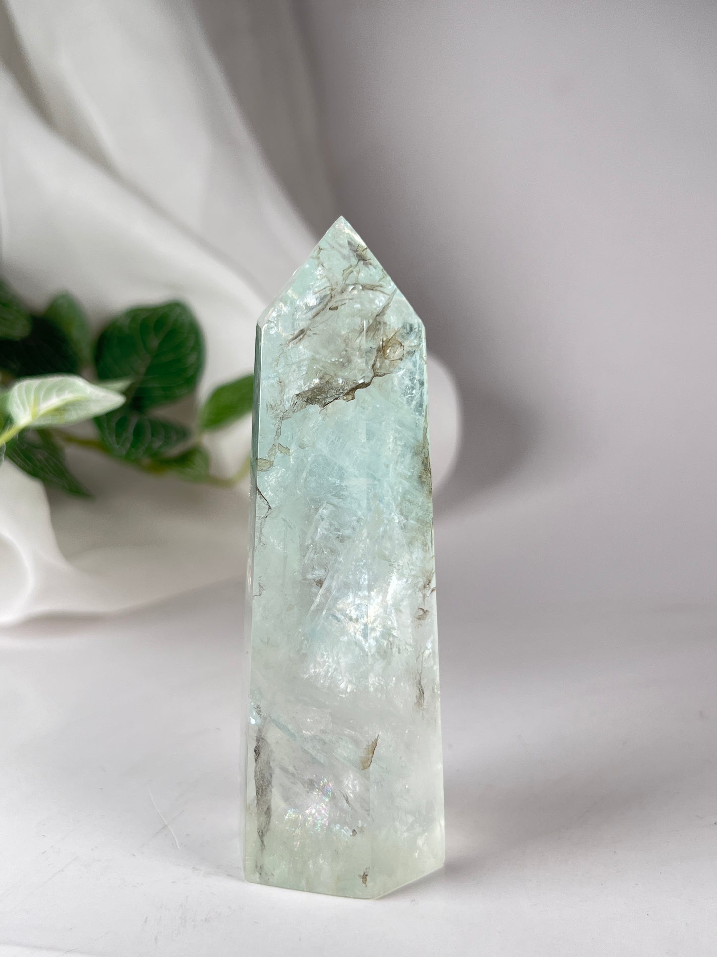 Dendritic Green Fluorite Tower *RARE*