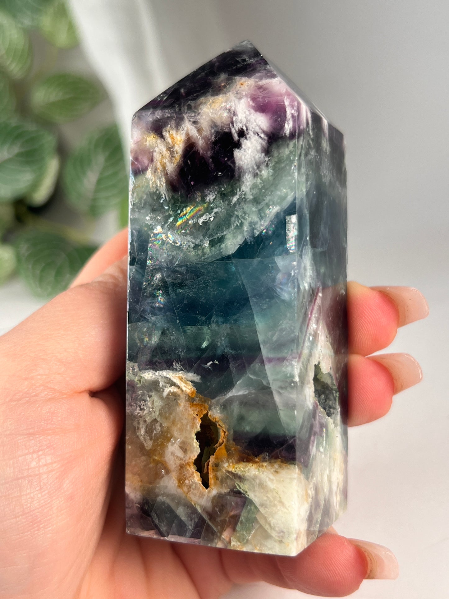 Snow flake fluorite 4' *RARE*