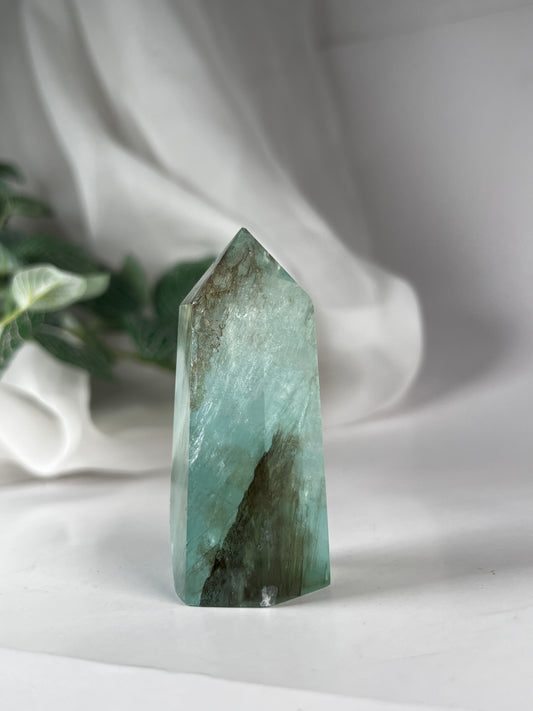 Dendritic Green Fluorite Tower *RARE*