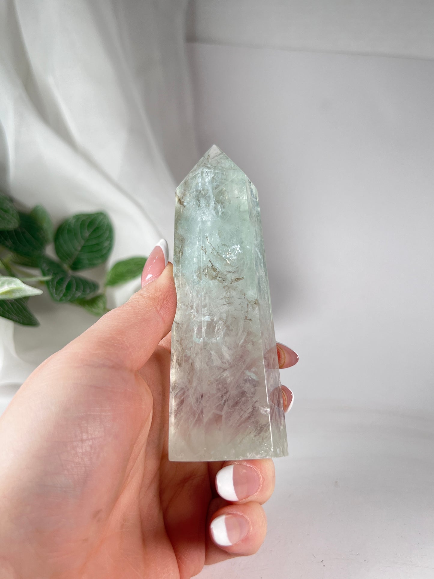 Dendritic Green Fluorite Tower *RARE*