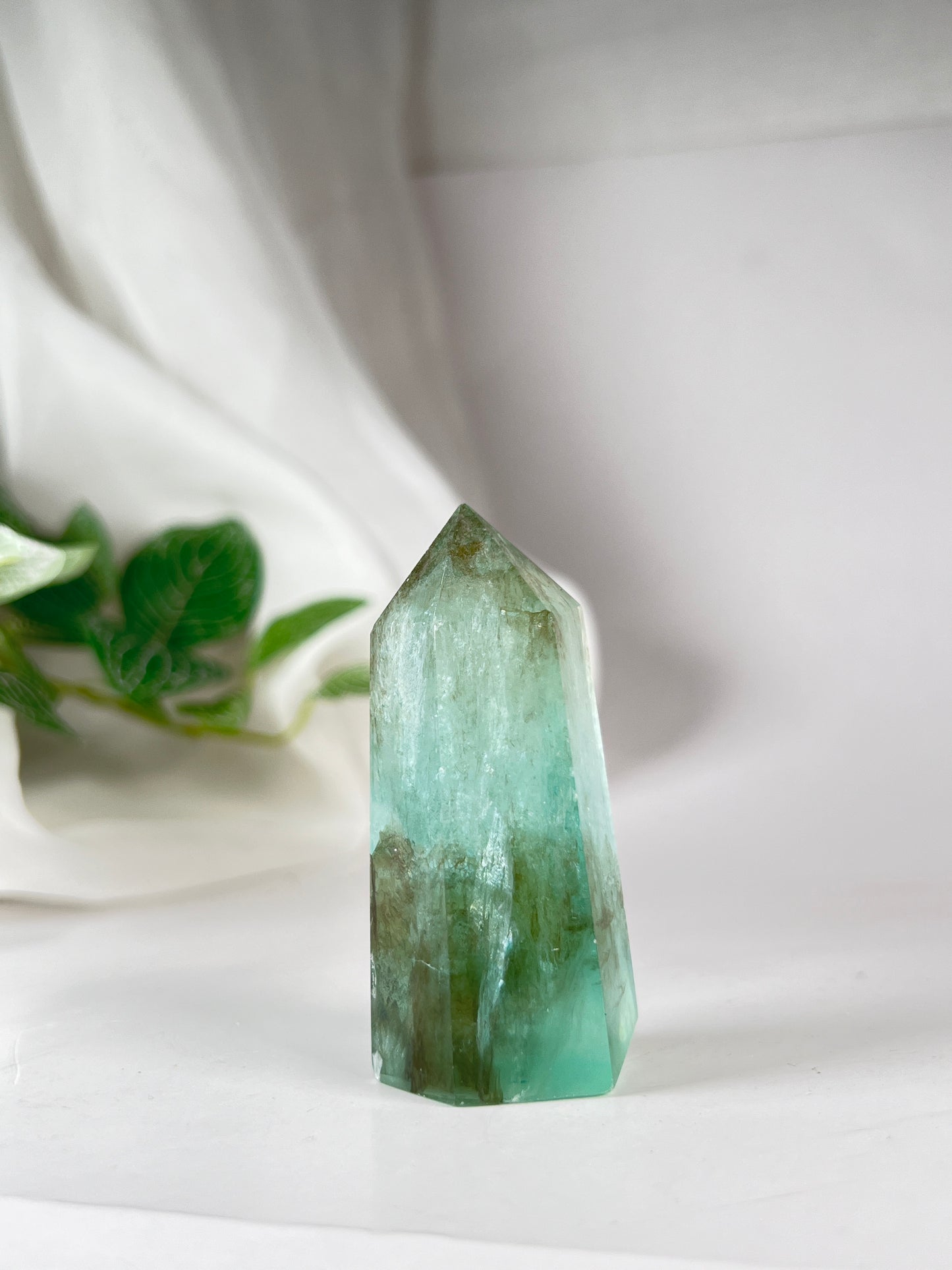 Dendritic Green Fluorite Tower *RARE*