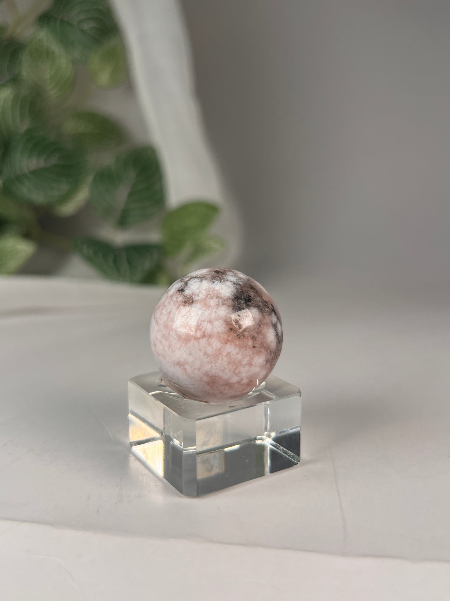 Flower Agate Mini Sphere