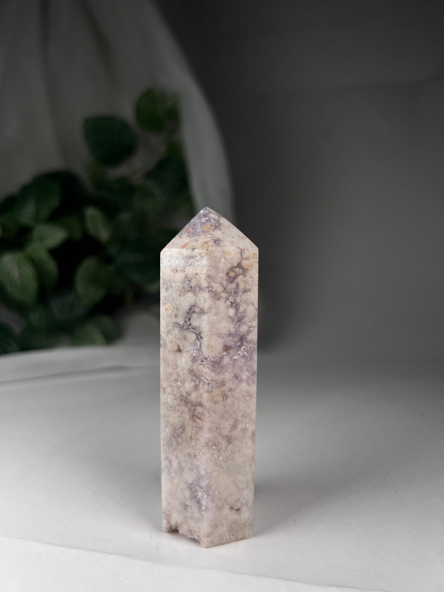 Flower Agate Amethyst Point *RARE*