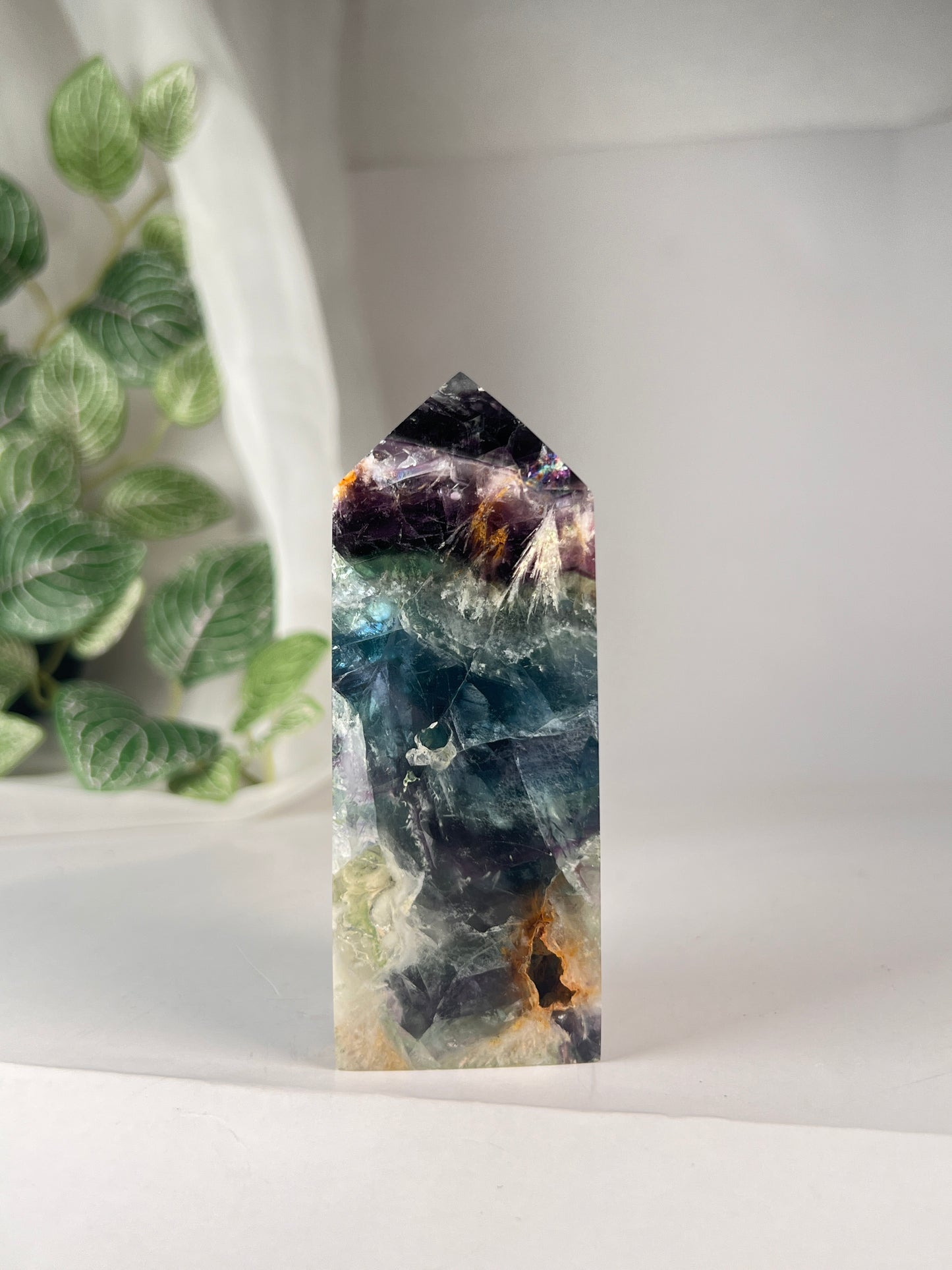 Snow flake fluorite 4' *RARE*