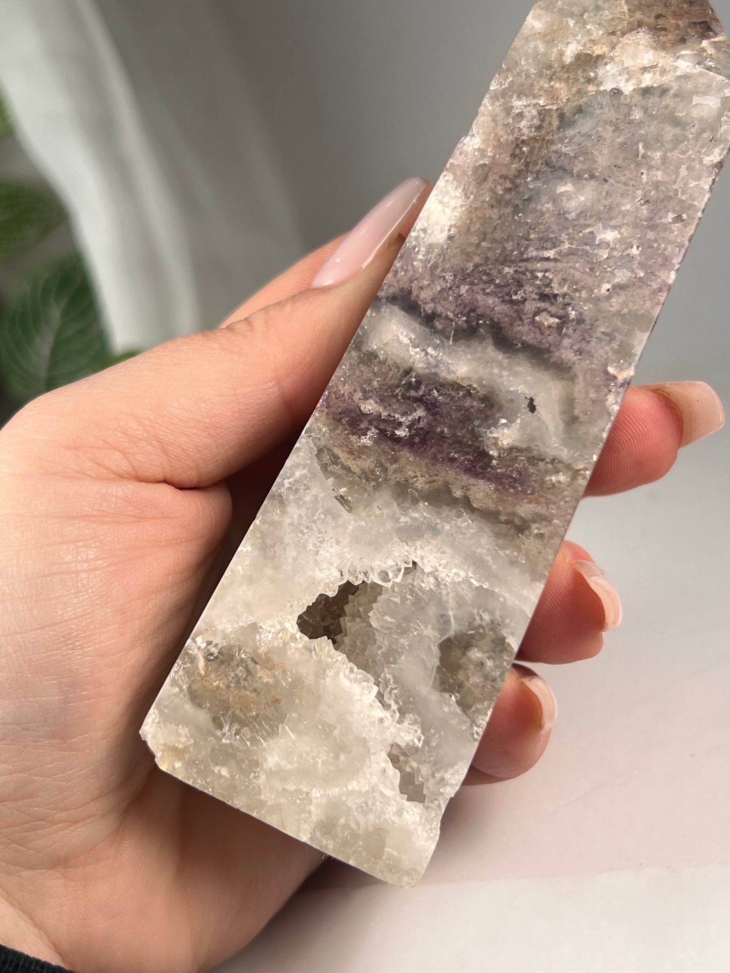 Druzy Fluorite Tower *RARE*