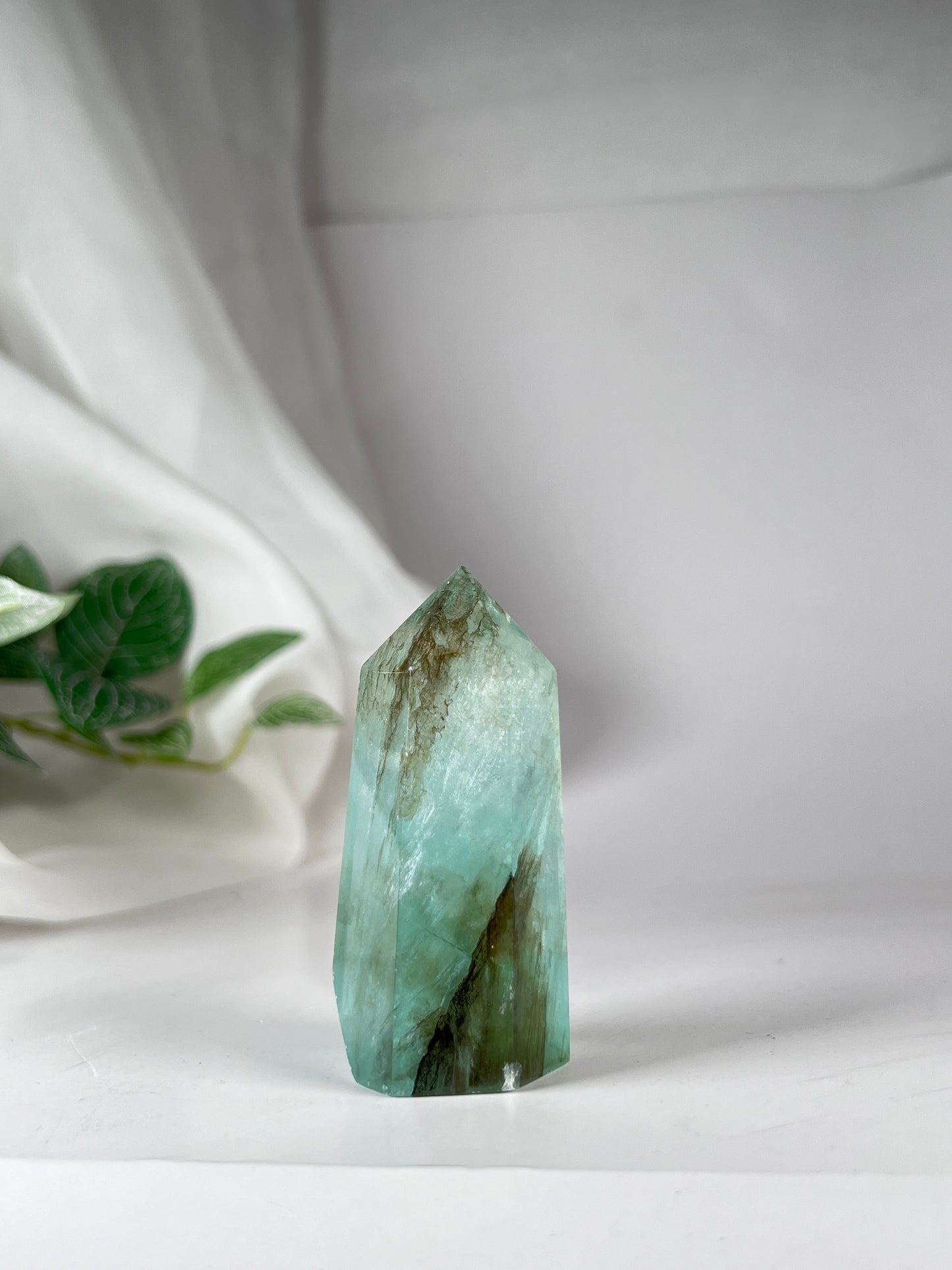 Dendritic Green Fluorite Tower *RARE*
