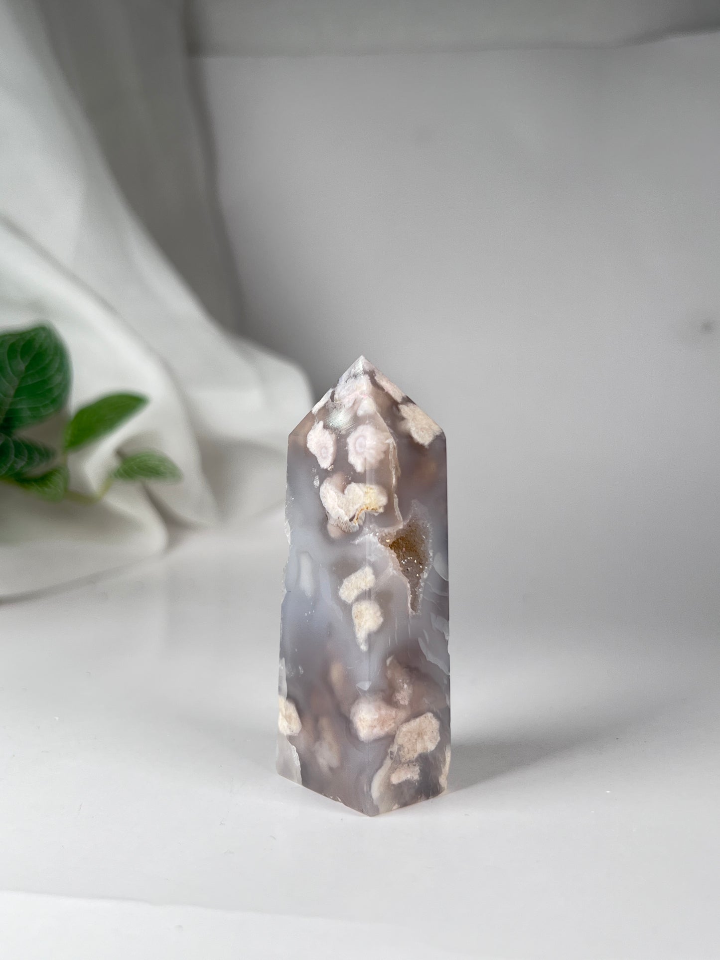 Druzy Flower Agate