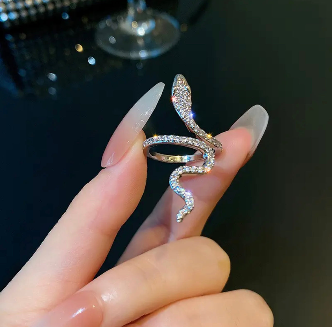 Silver Snake Ring