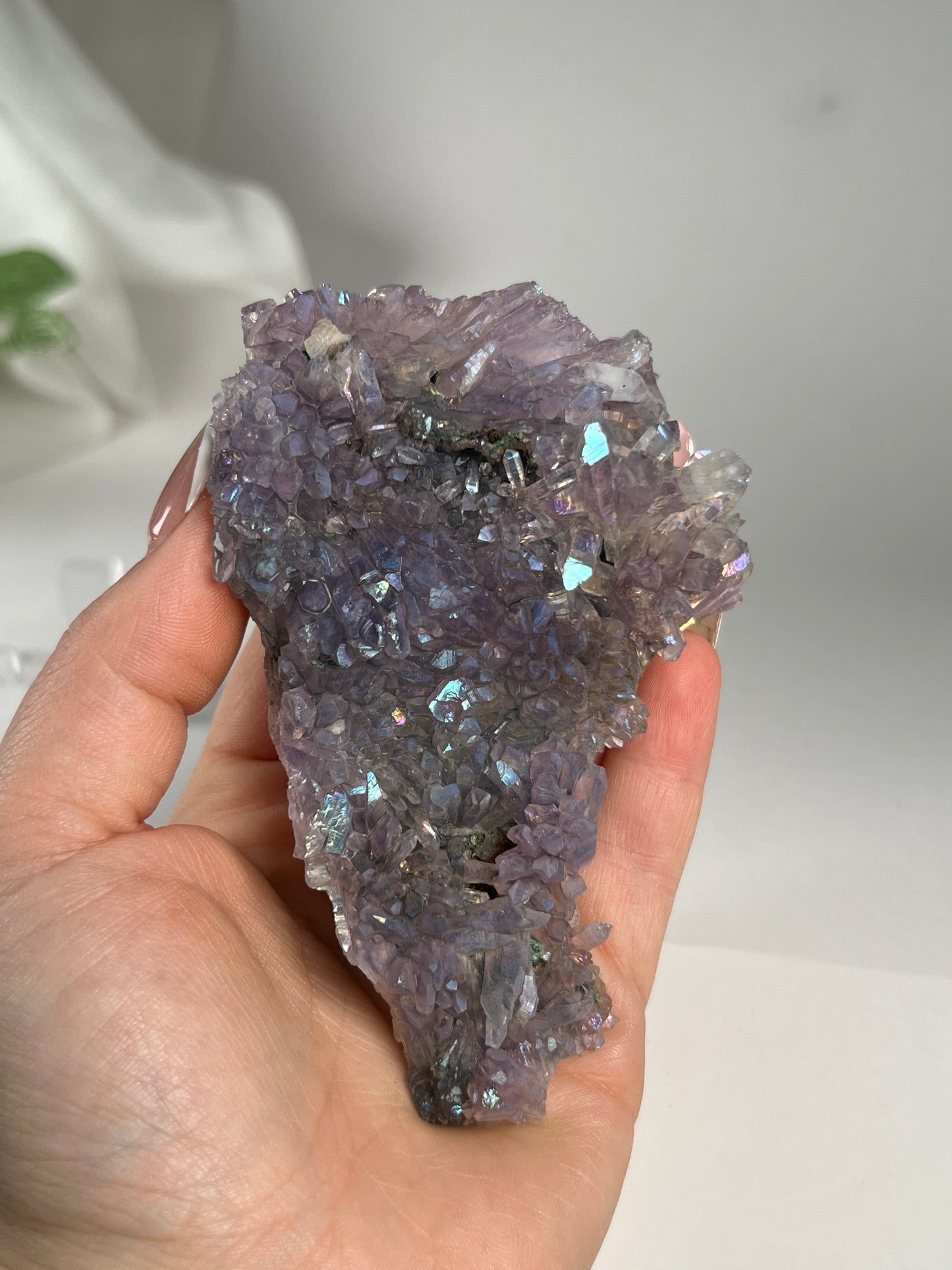 Aura Amethyst Flower