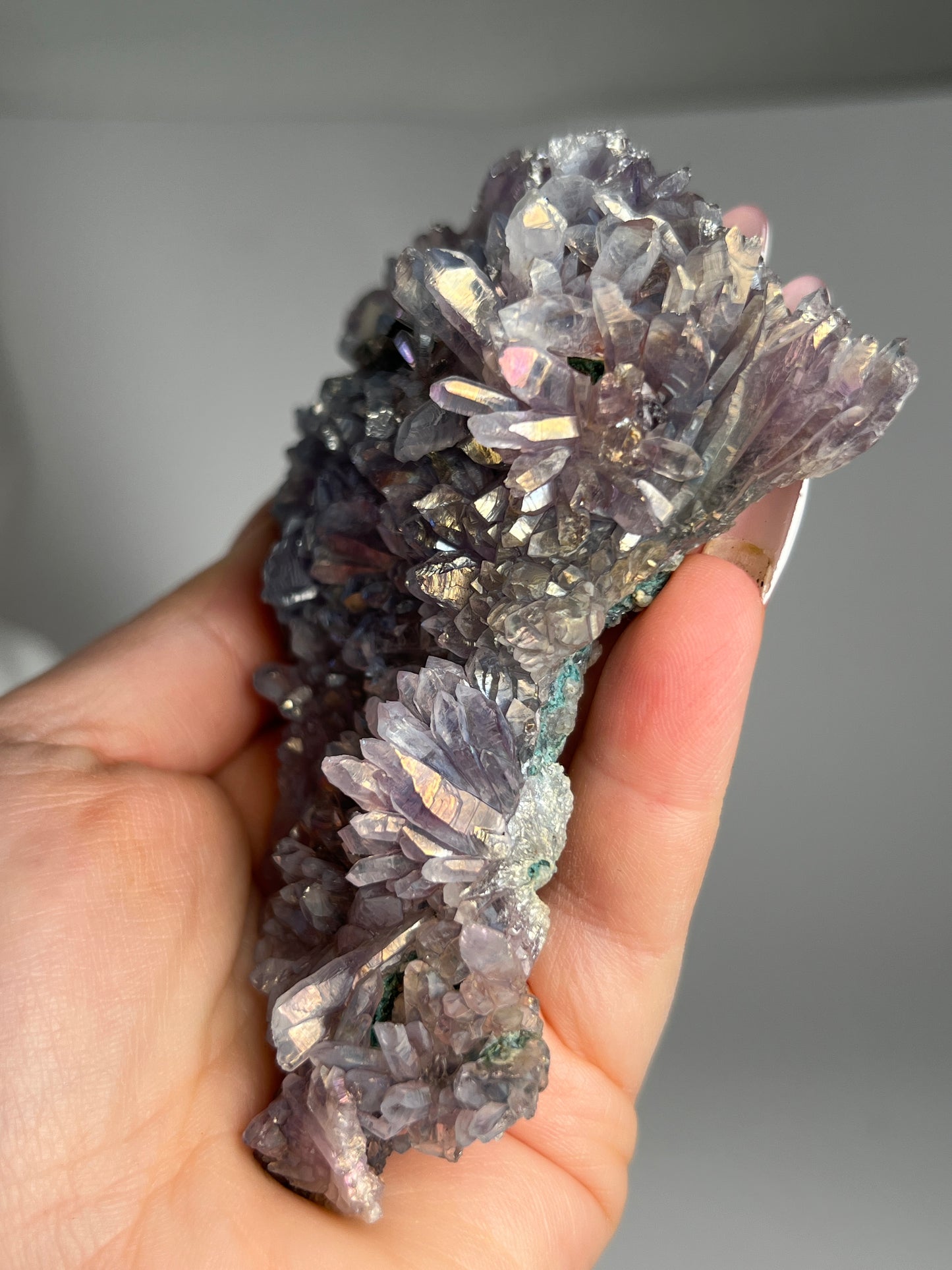 Aura Amethyst Flower