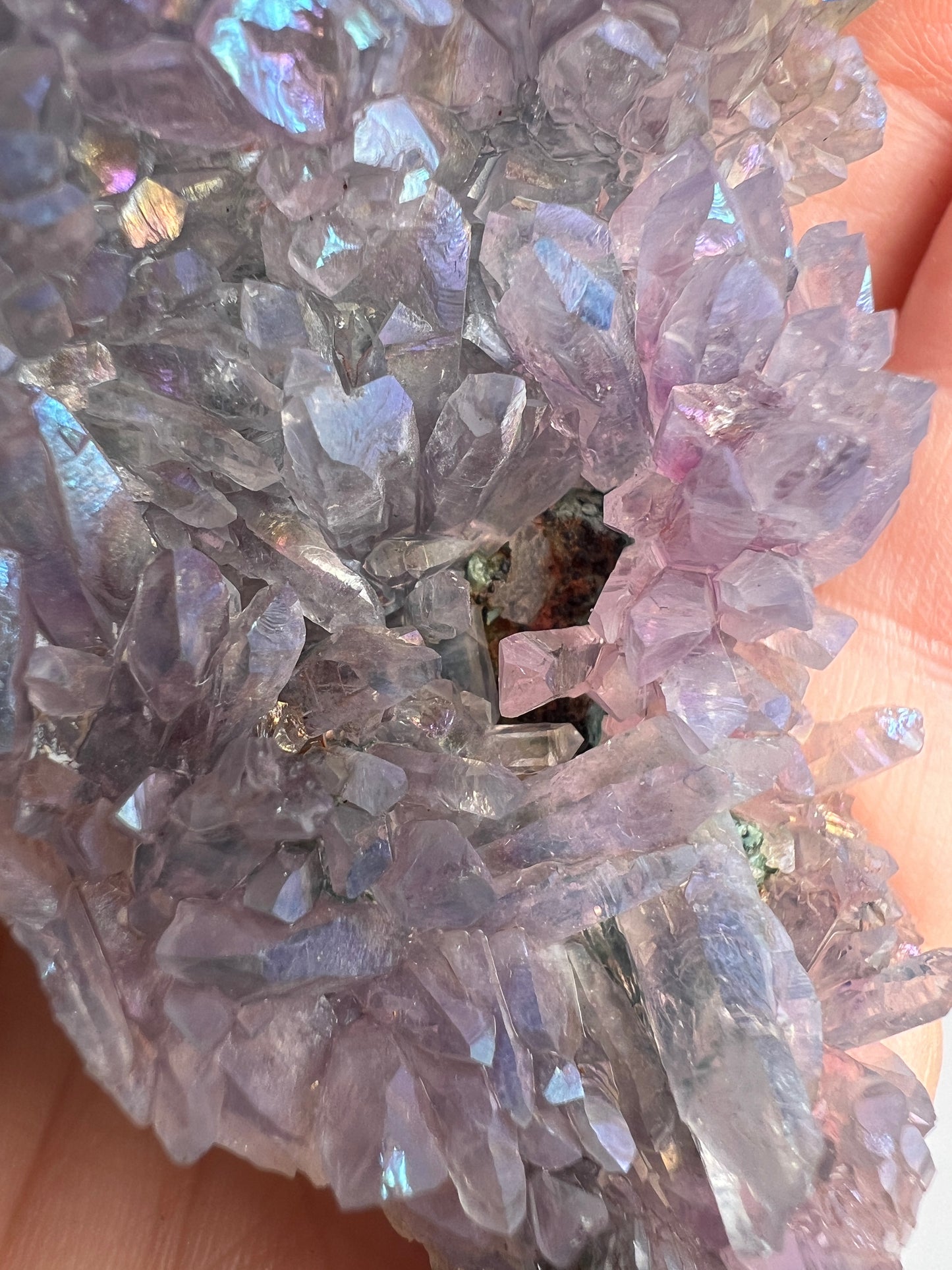 Aura Amethyst Flower