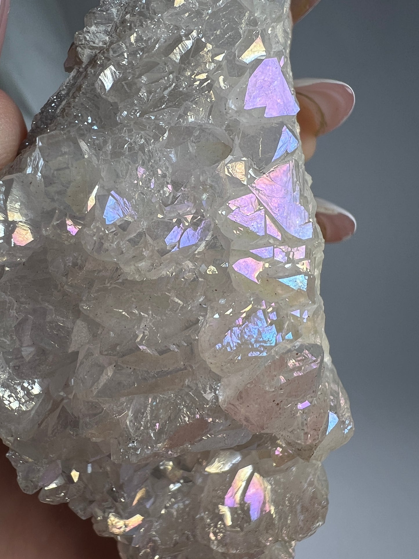 Aura Amethyst Flower