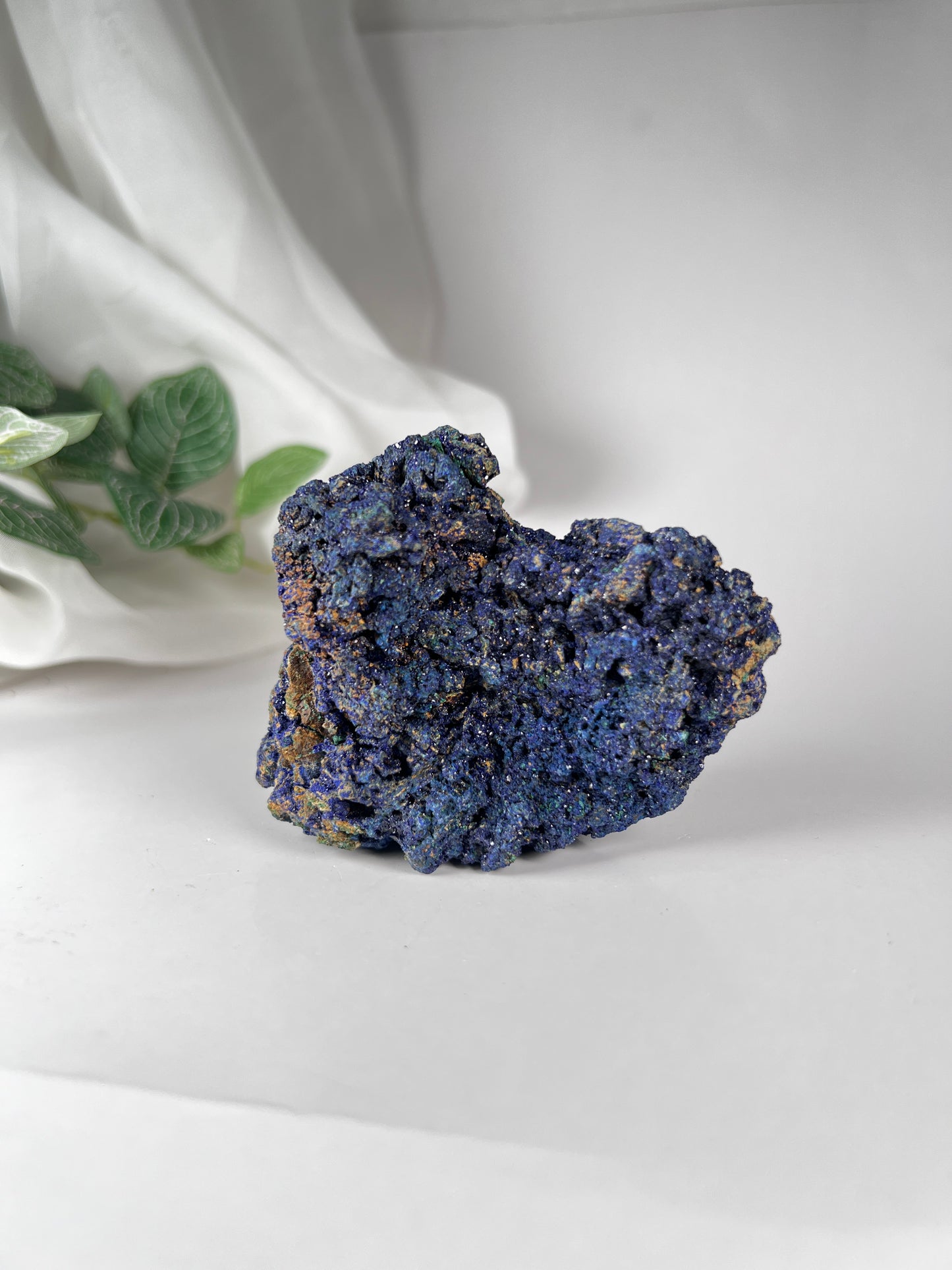 Azurite with Malachite