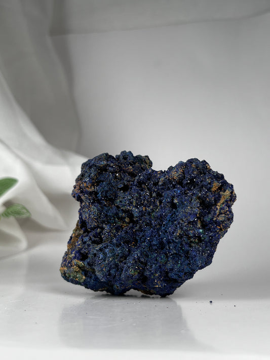 Azurite with Malachite