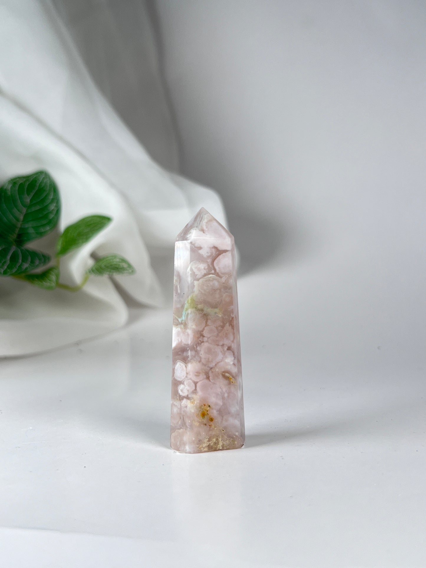 Green Flower Agate Point