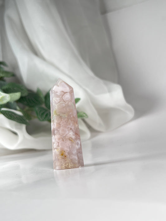 Green Flower Agate Point