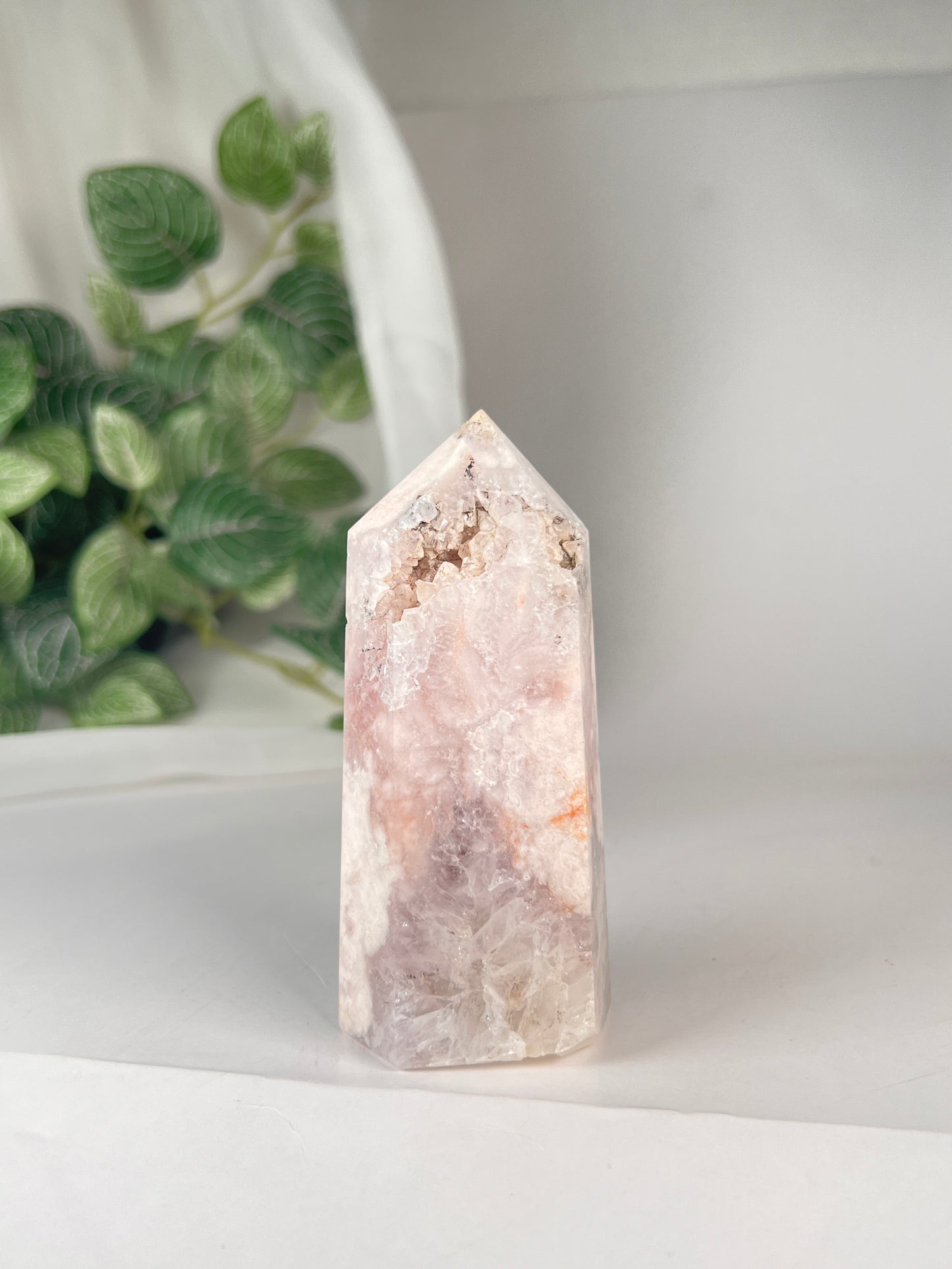 Flower Agate Amethyst Point *RARE*