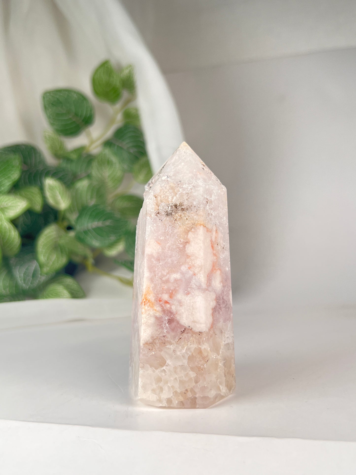 Flower Agate Amethyst Point *RARE*