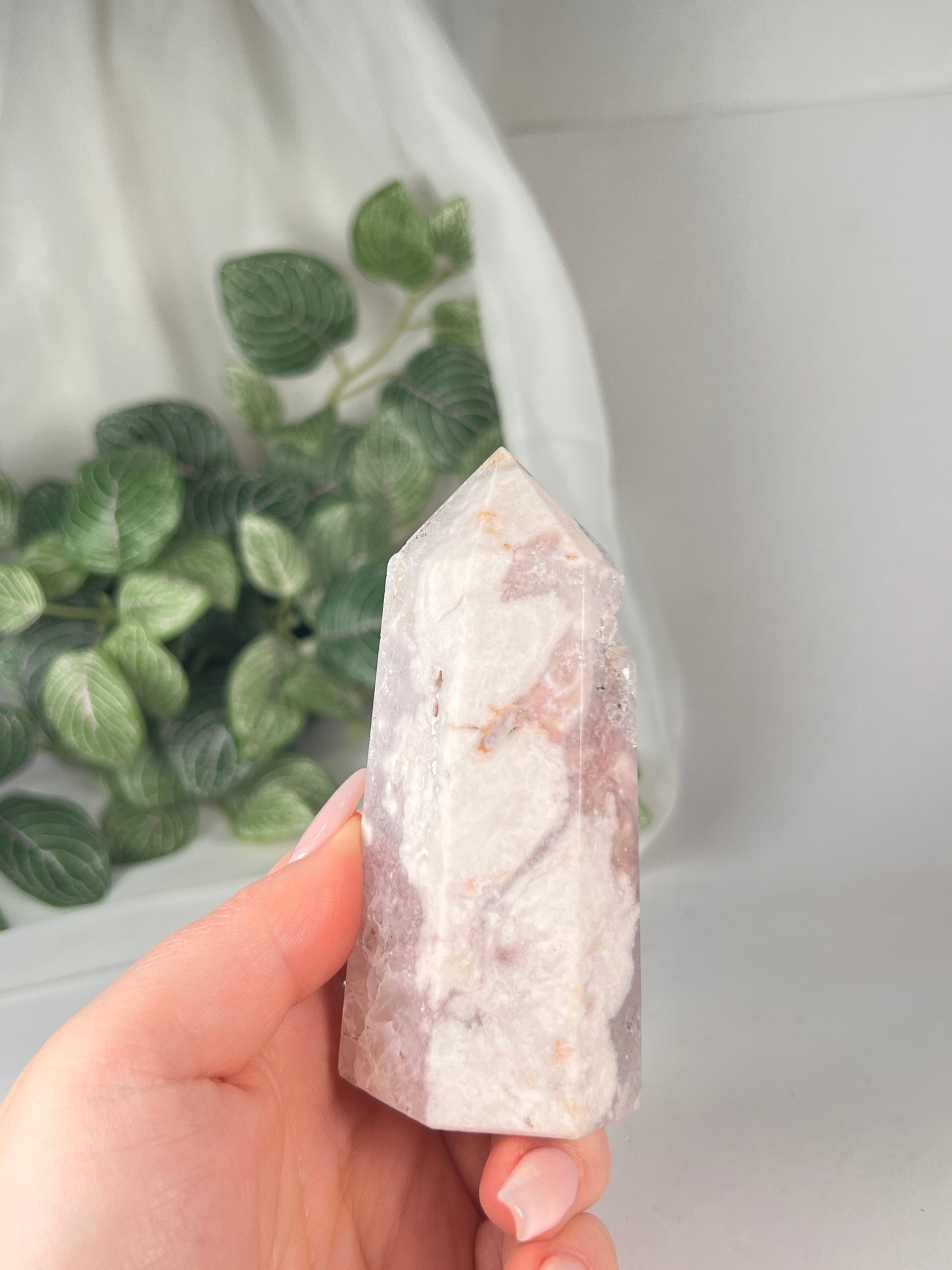 Flower Agate Amethyst Point *RARE*